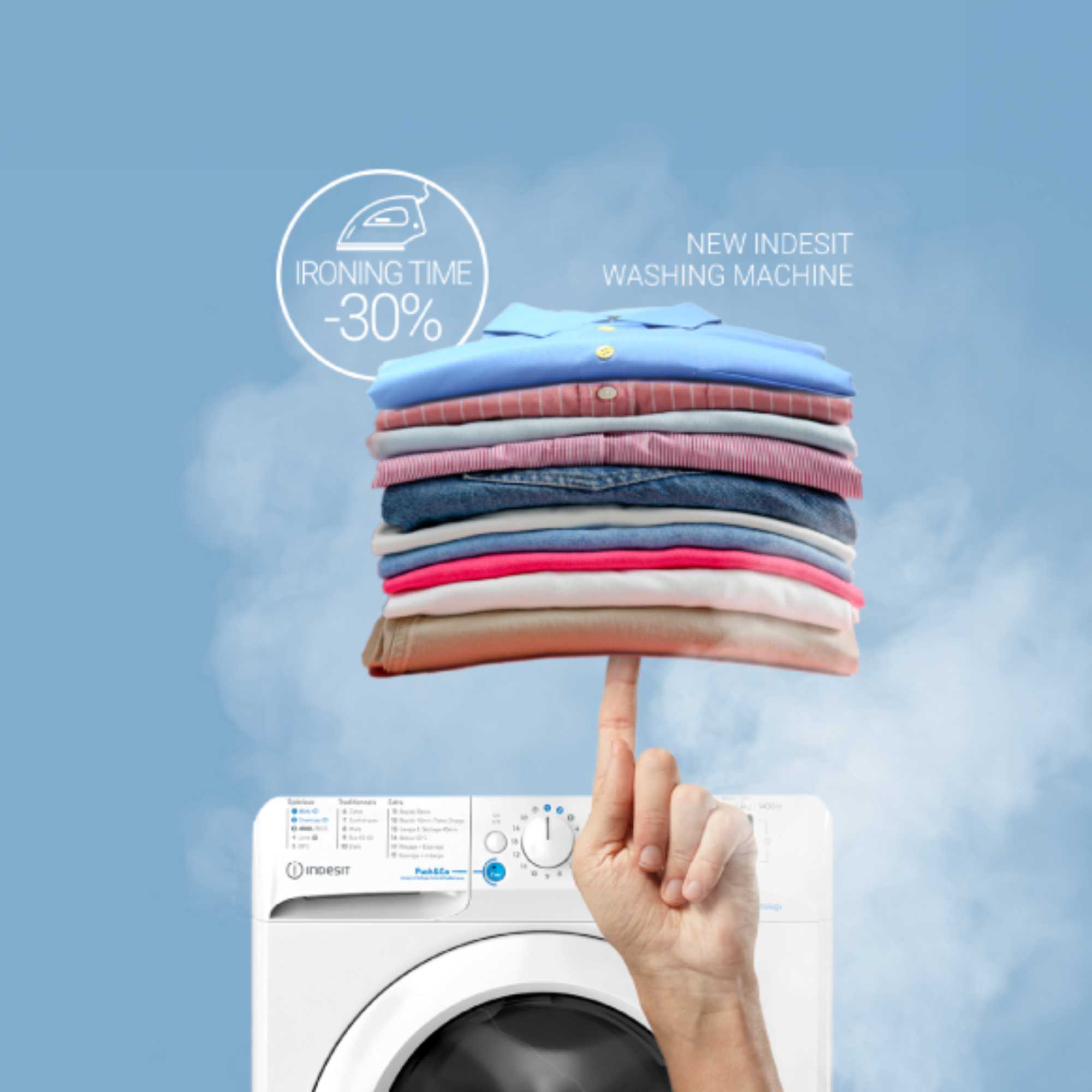 Push&Go 8kg 1400rpm Washing Machine - IP 846 PUSH&GO UK