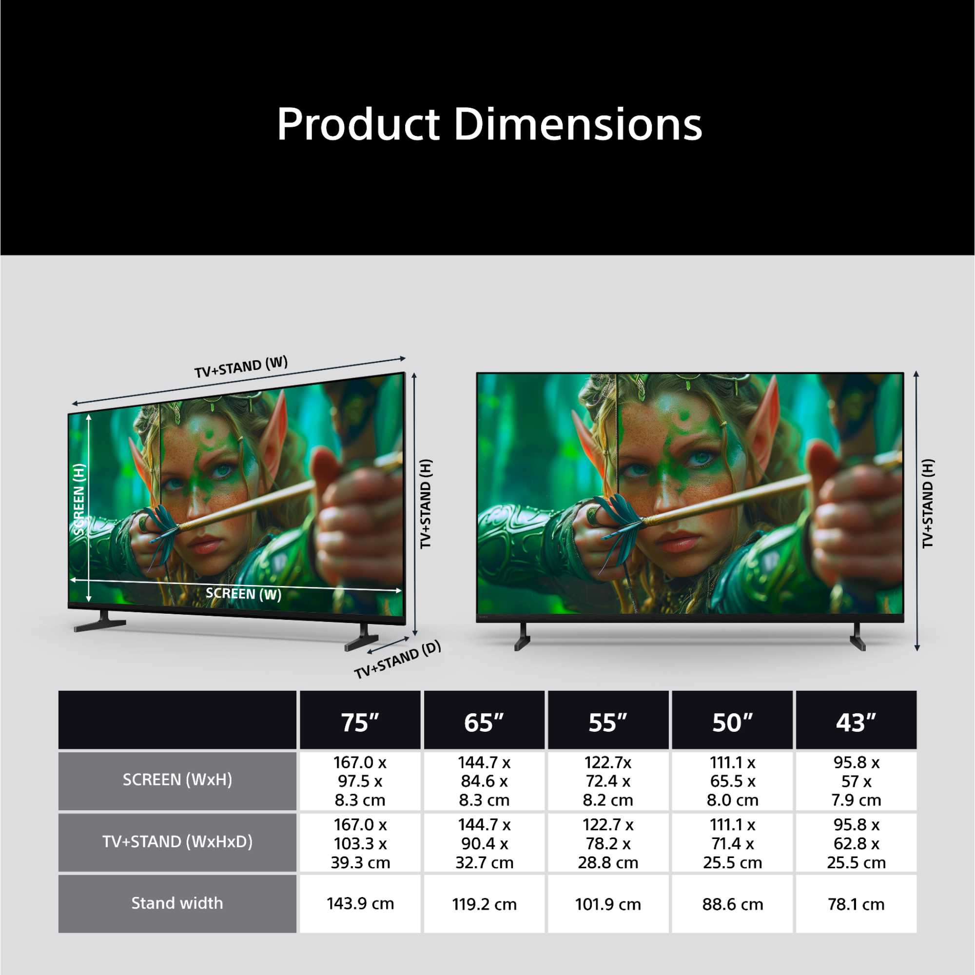BRAVIA 2 II 75" 4K Ultra HD Direct LED Google TV - K-75S25M2