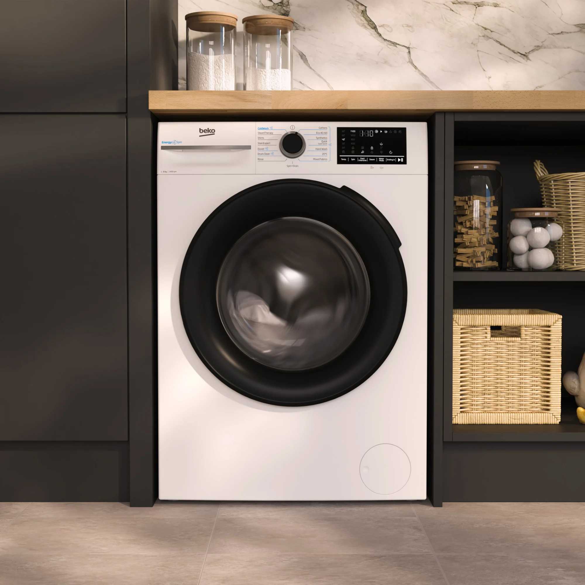 8kg 1400rpm Washing Machine - BM3WT4841IW