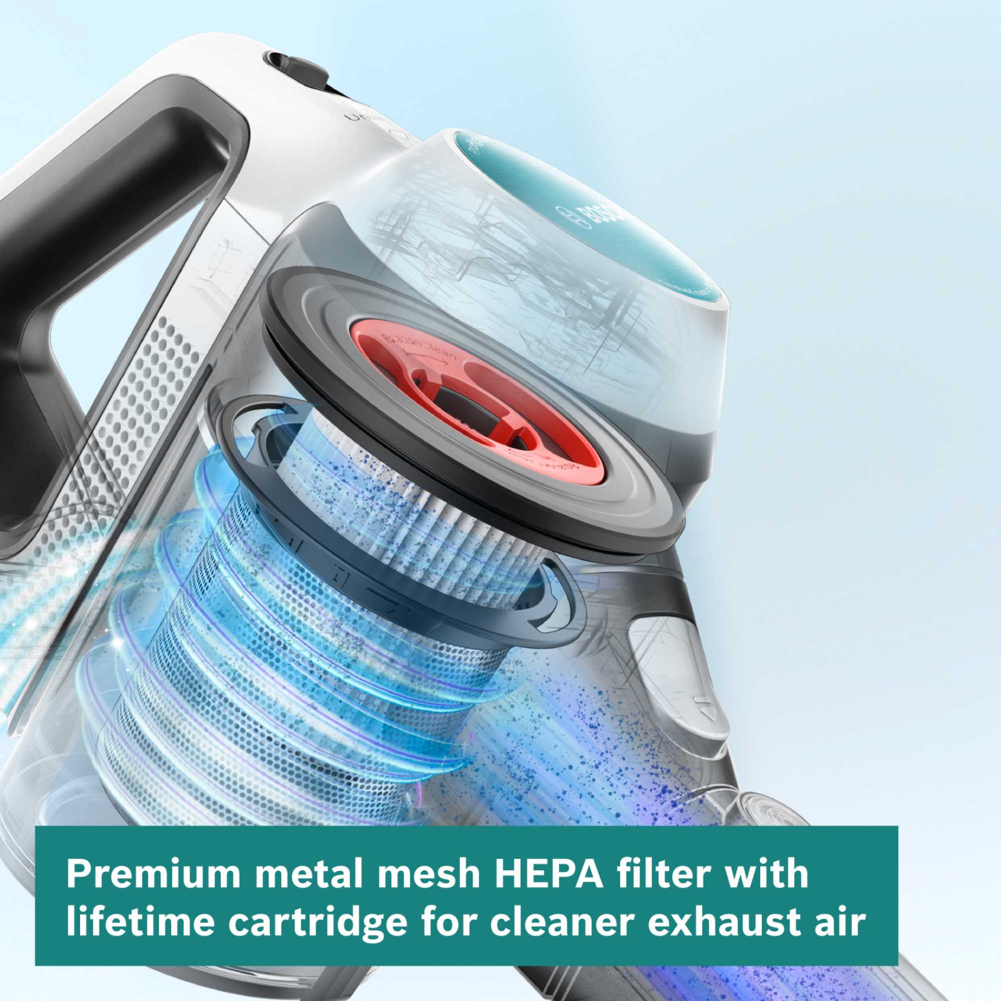 BCS71HYGGB Unlimited 7 Aqua Cordless Vacuum Cleaner & Mop - White