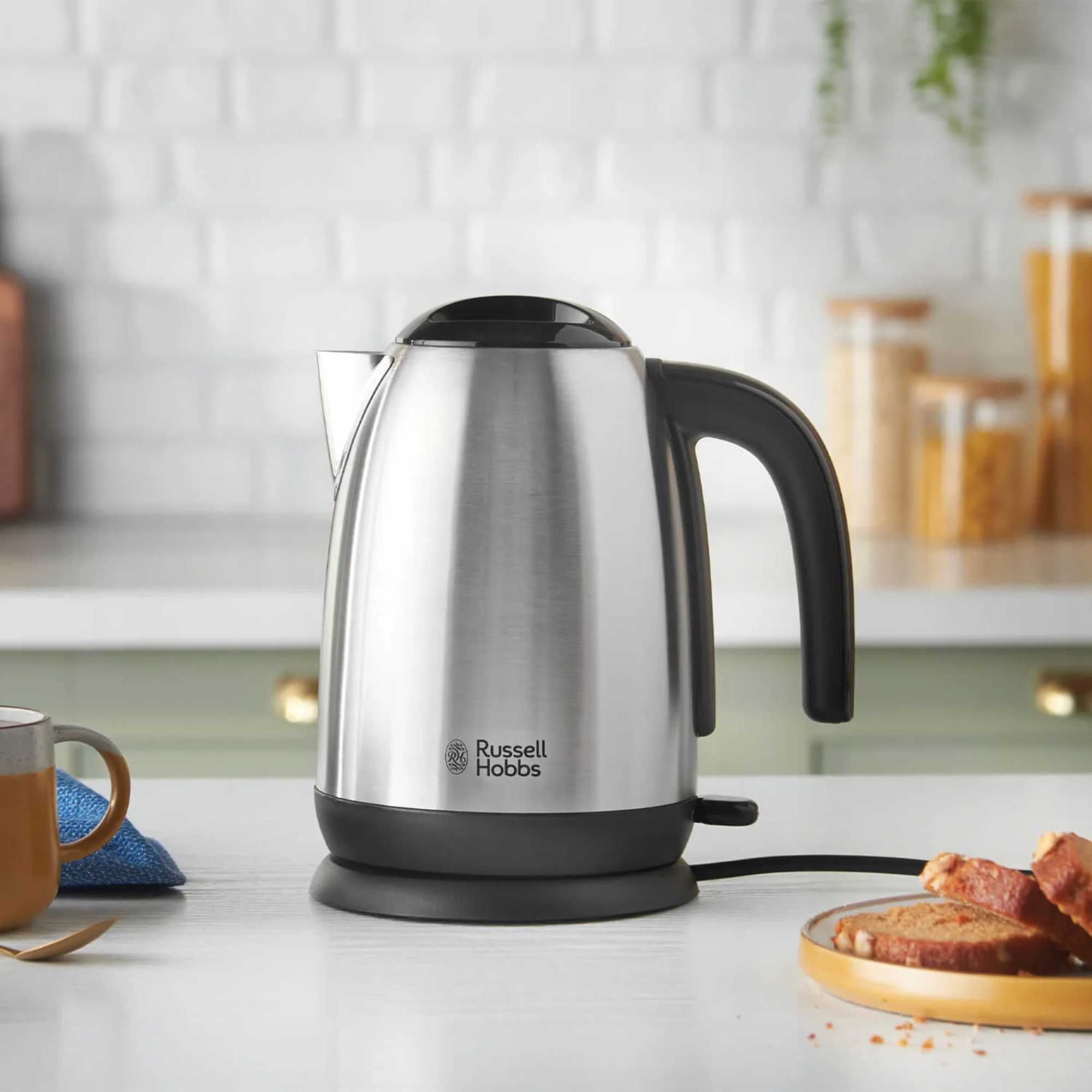 23910 1.7l 3kW Cordless Classics Kettle - Brushed Stainless Steel