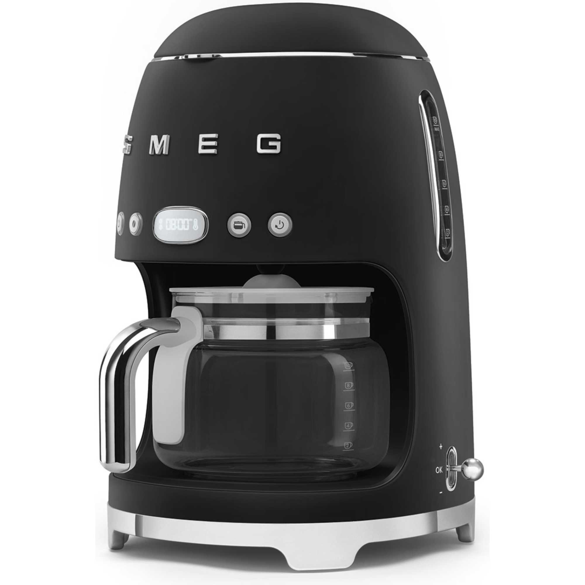 DCF02BLMUK Retro Design Drip Filter Coffee Machine - Matt Black