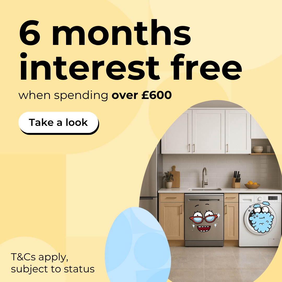 6 months interest free credit when spending over £600