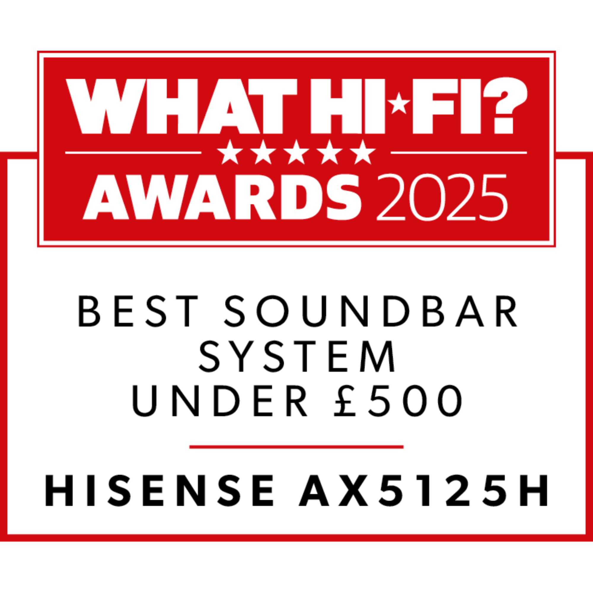 AX5125H 5.1.2 Channel Cinematic Soundbar with Wireless Subwoofer