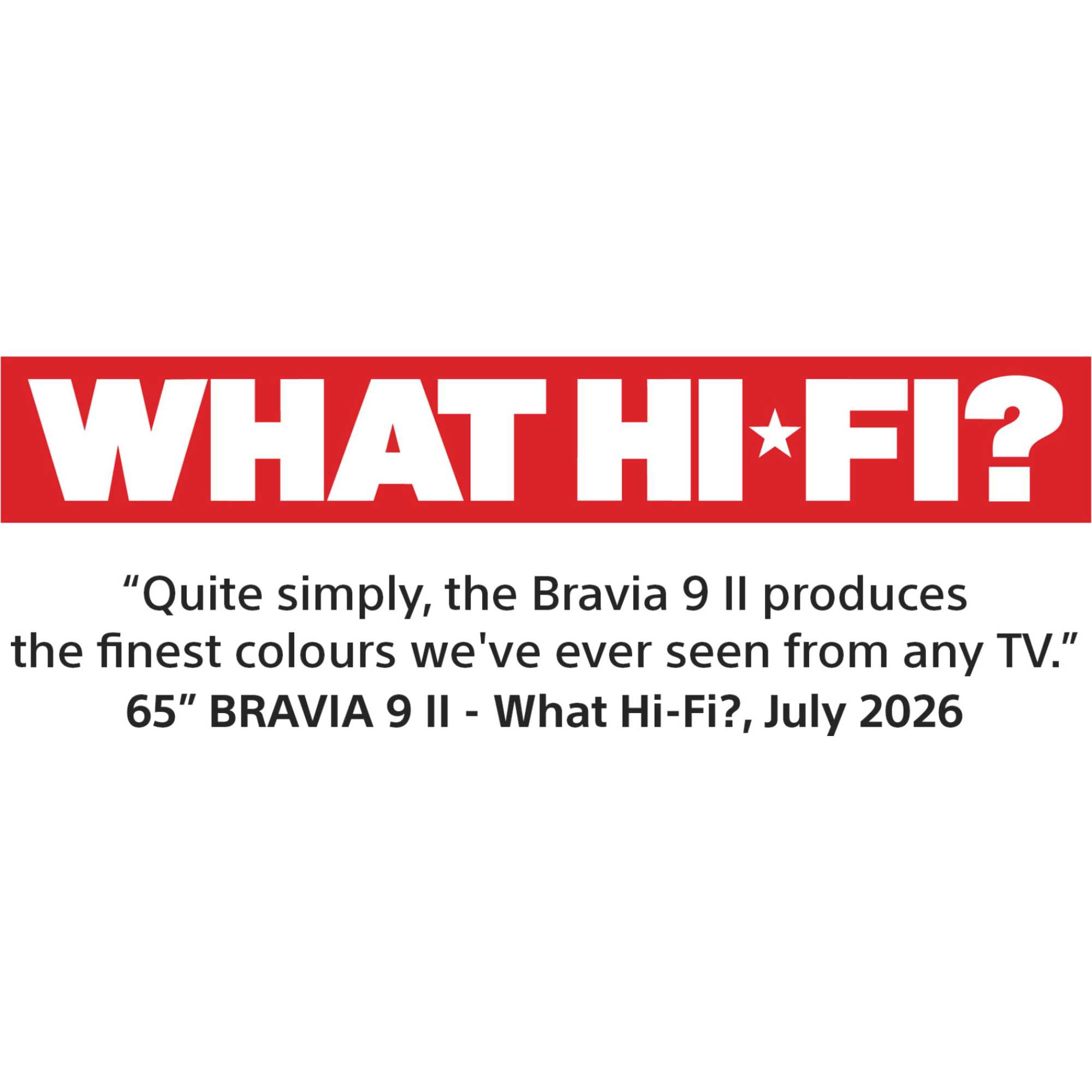 BRAVIA 9 II XR95M2PB 65" 4K Ultra HD RGB LED HDR Smart TV - K65XR95M2PB