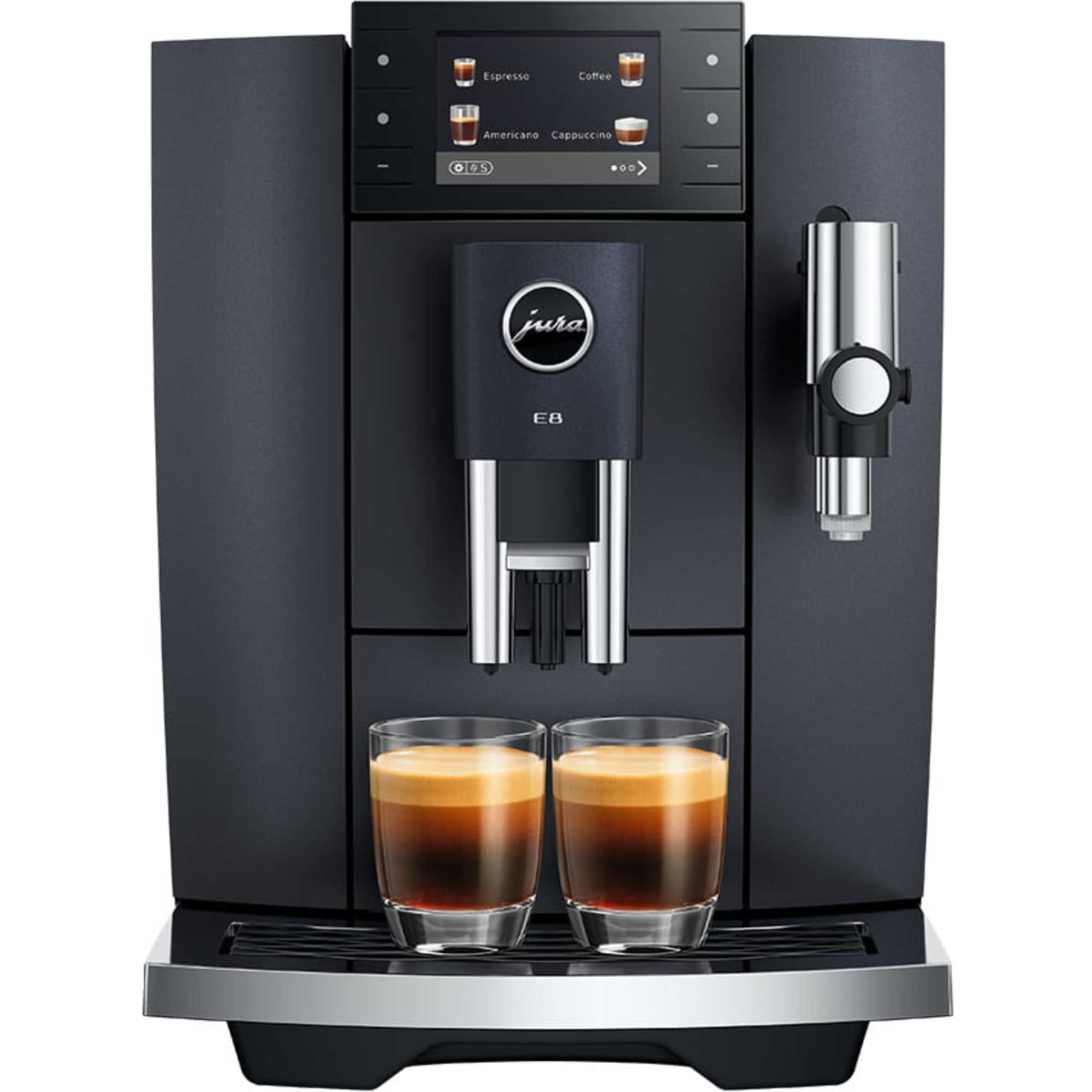 E8 Automatic Bean To Cup Coffee Machine 15749 - Cosmic Black