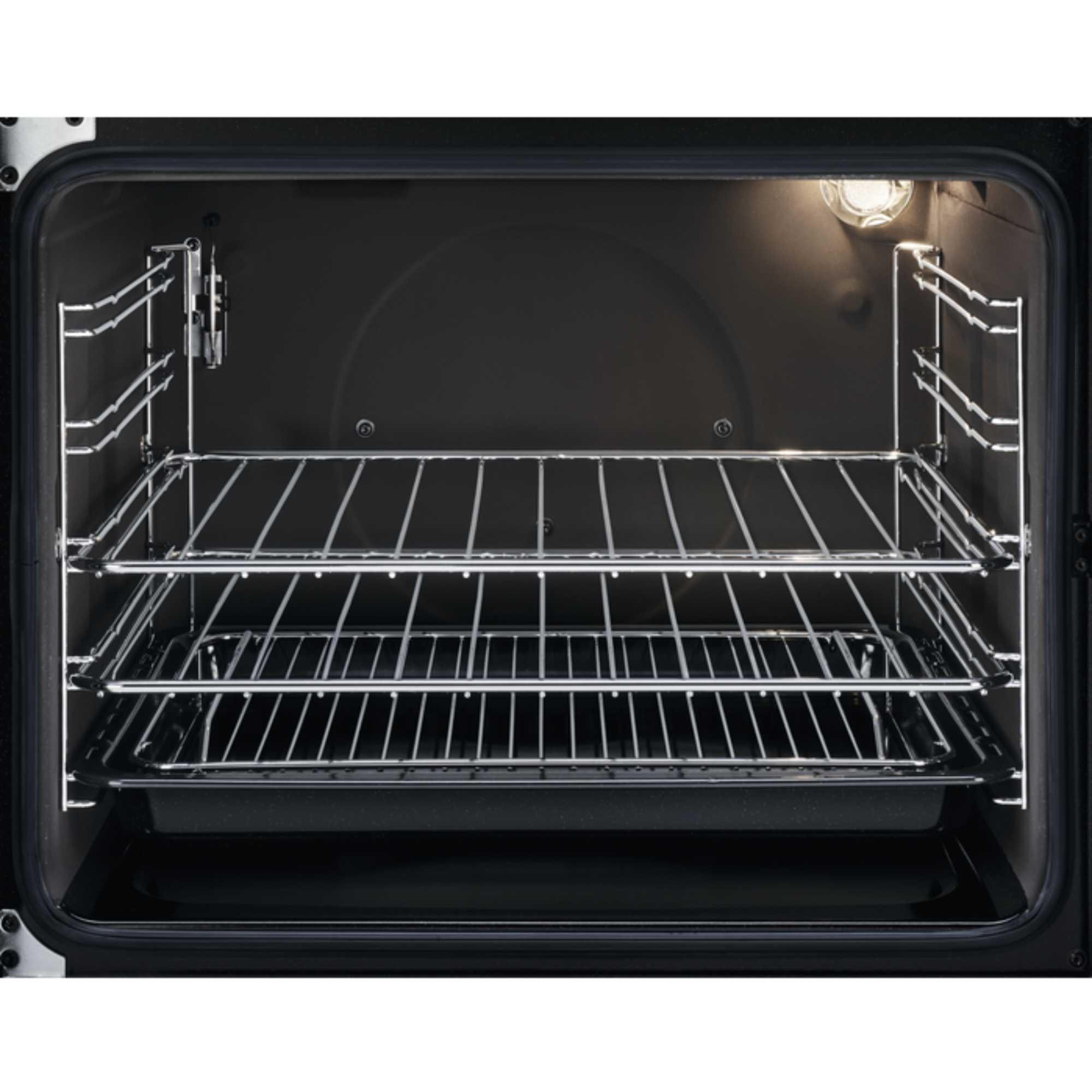 Zanussi ZCG43250WA Double Oven Gas Cooker with Catalytic Cleaning Hughes