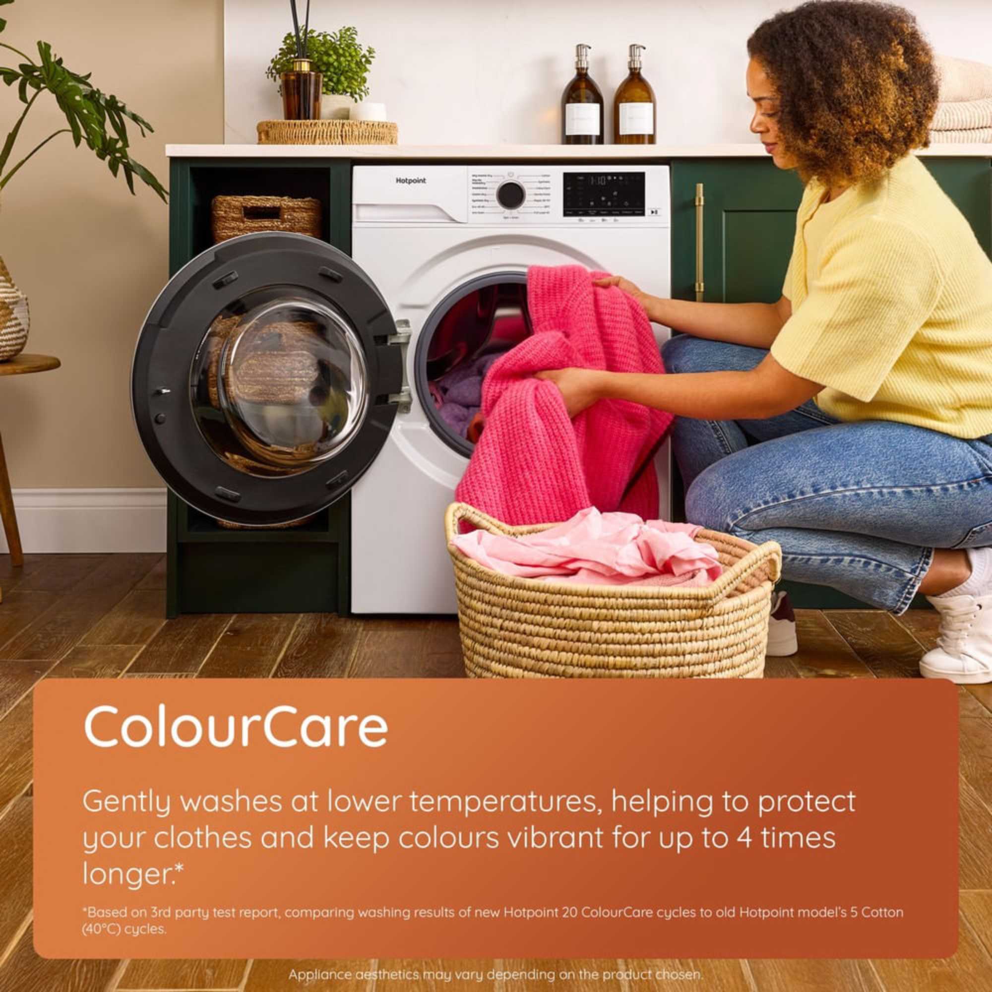 HBD 8680G AntiStain UK 8kg Wash 6kg DryWasher Dryer - Graphite