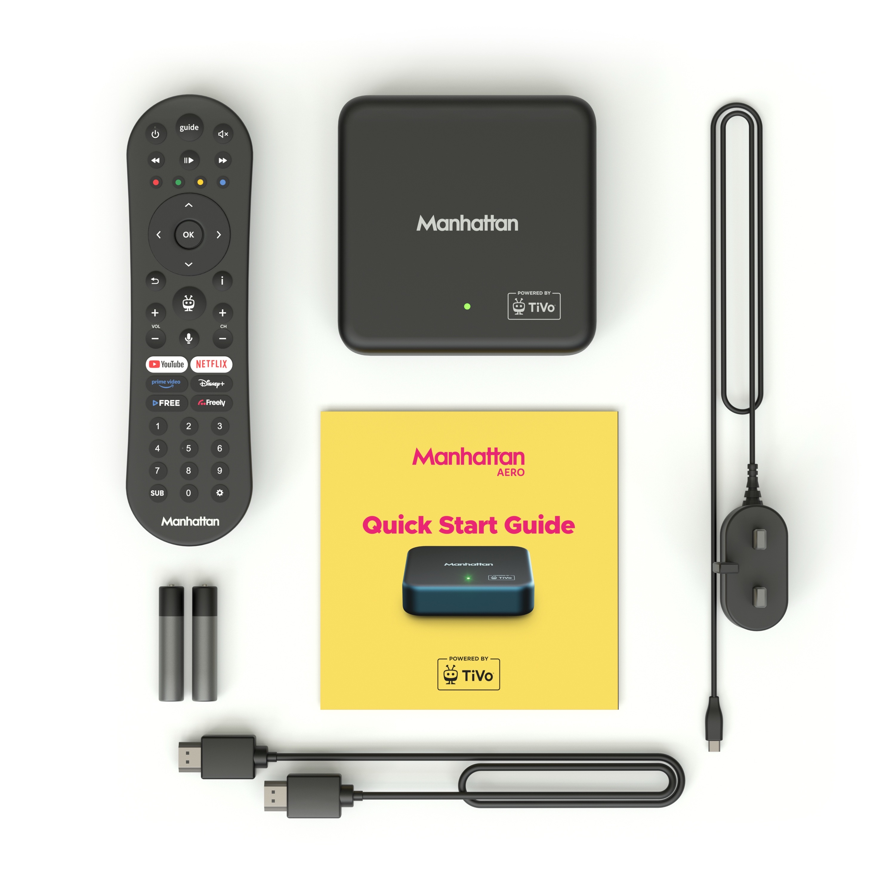 Aero 4K TV Streamer with Freely