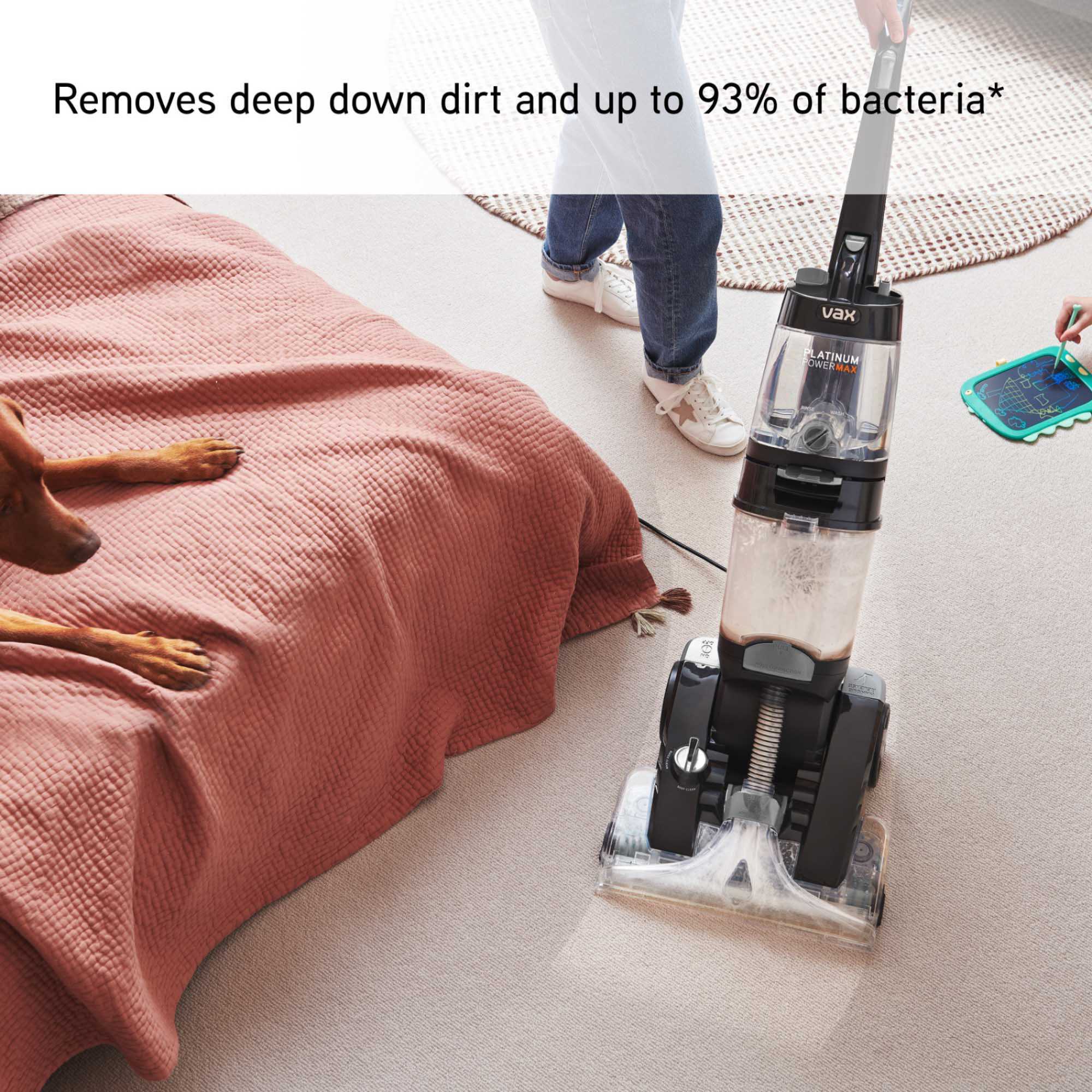 ECB1SPV1 Platinum Power Max Carpet Cleaner - Black & Grey