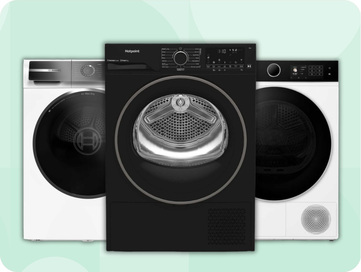 Energy efficient tumble dryers.