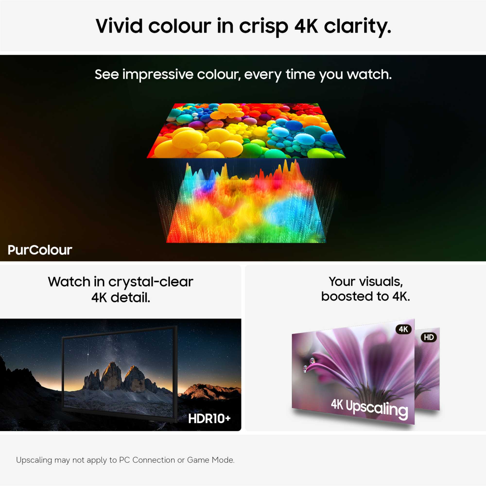 U8020H 43" 4K Ultra HD Vision AI Smart TV - UE43U8020H