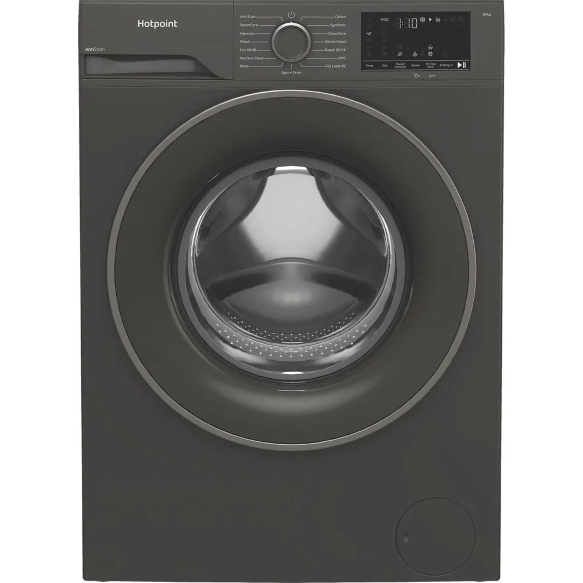 H101ANTISTAINUK AntiStain 10kg Washing Machine with SteamCare - White