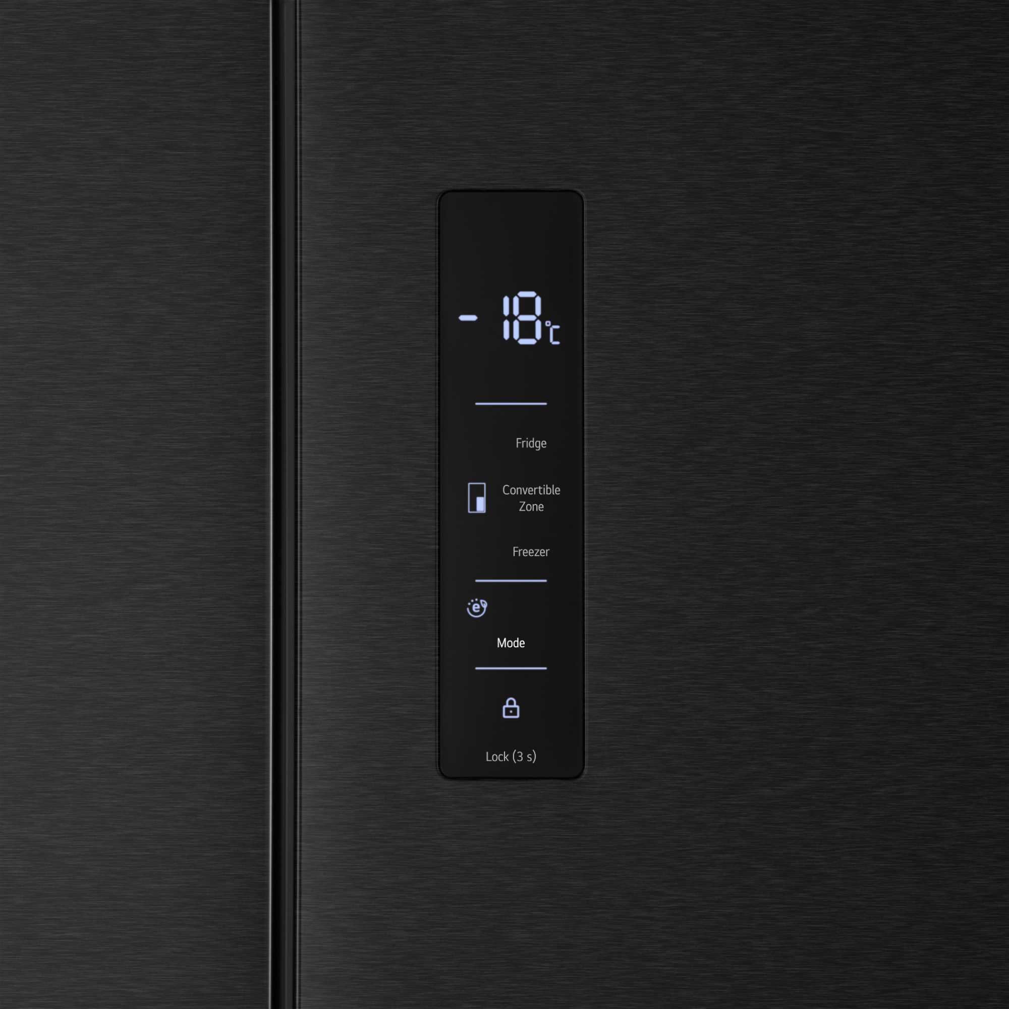 American Style Fridge Freezer Total No Frost - Black - GMM42ABBEH