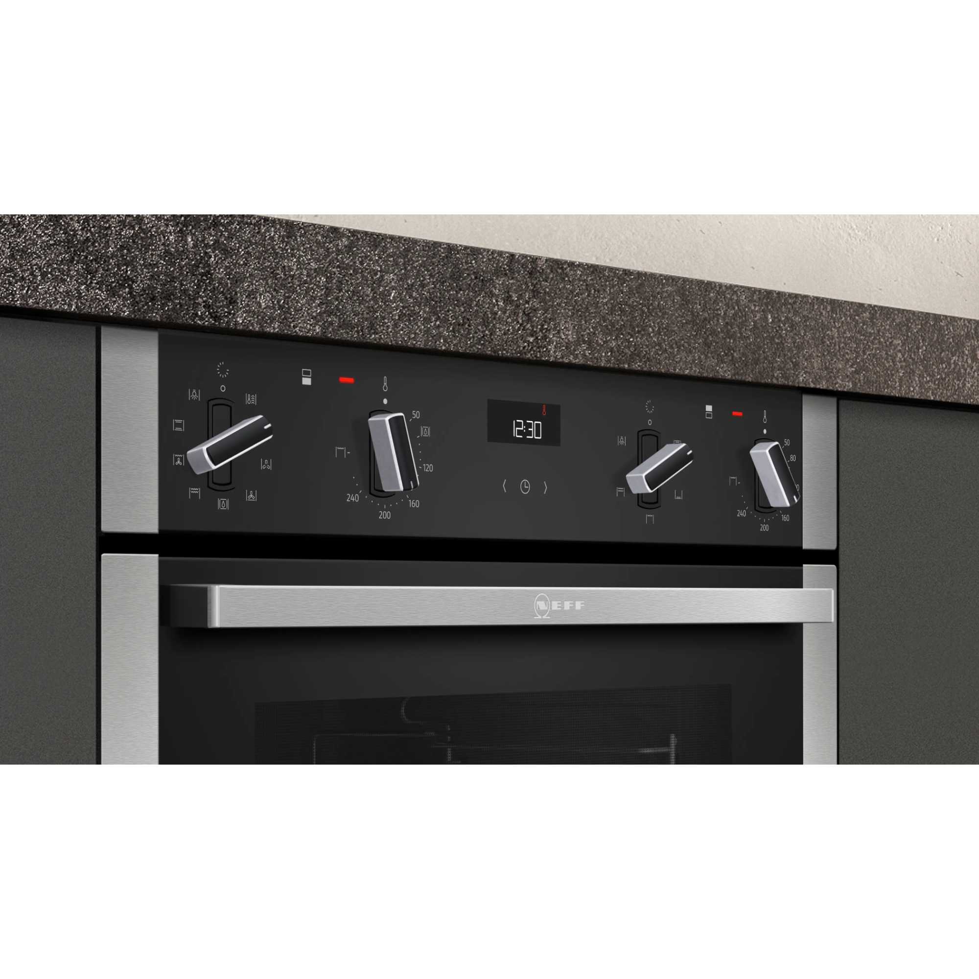 N 50 J1ACE2HN0B Built-In Double Oven - Stainless Steel