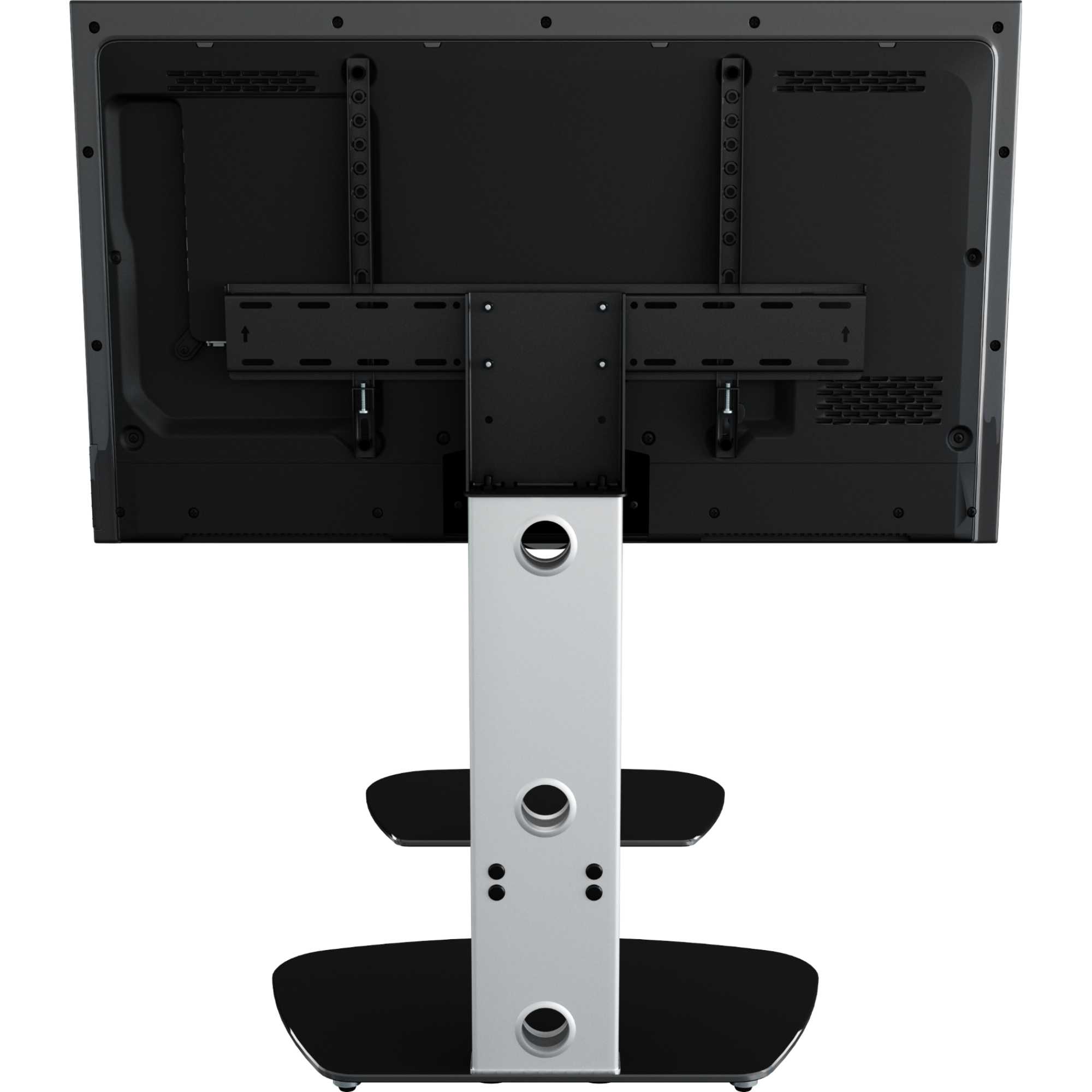 FSL700LUCS Lucerne 70cm TV Stand - Black Glass