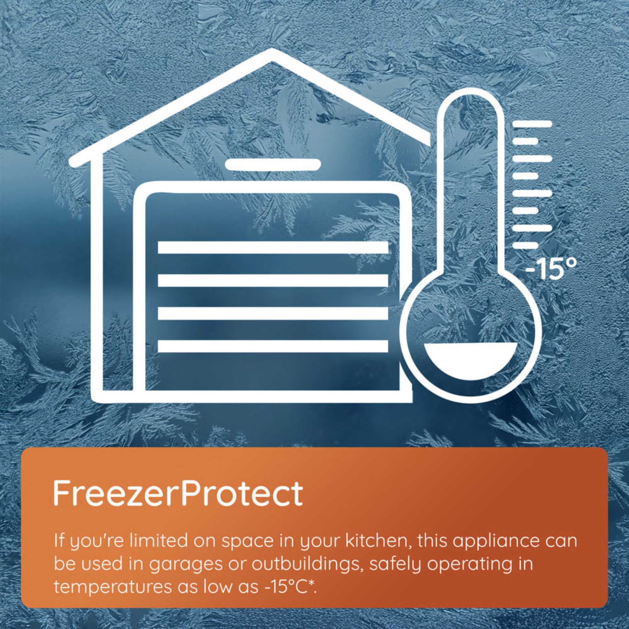 UH6 F2C W 228l No Frost Tall Freezer - White