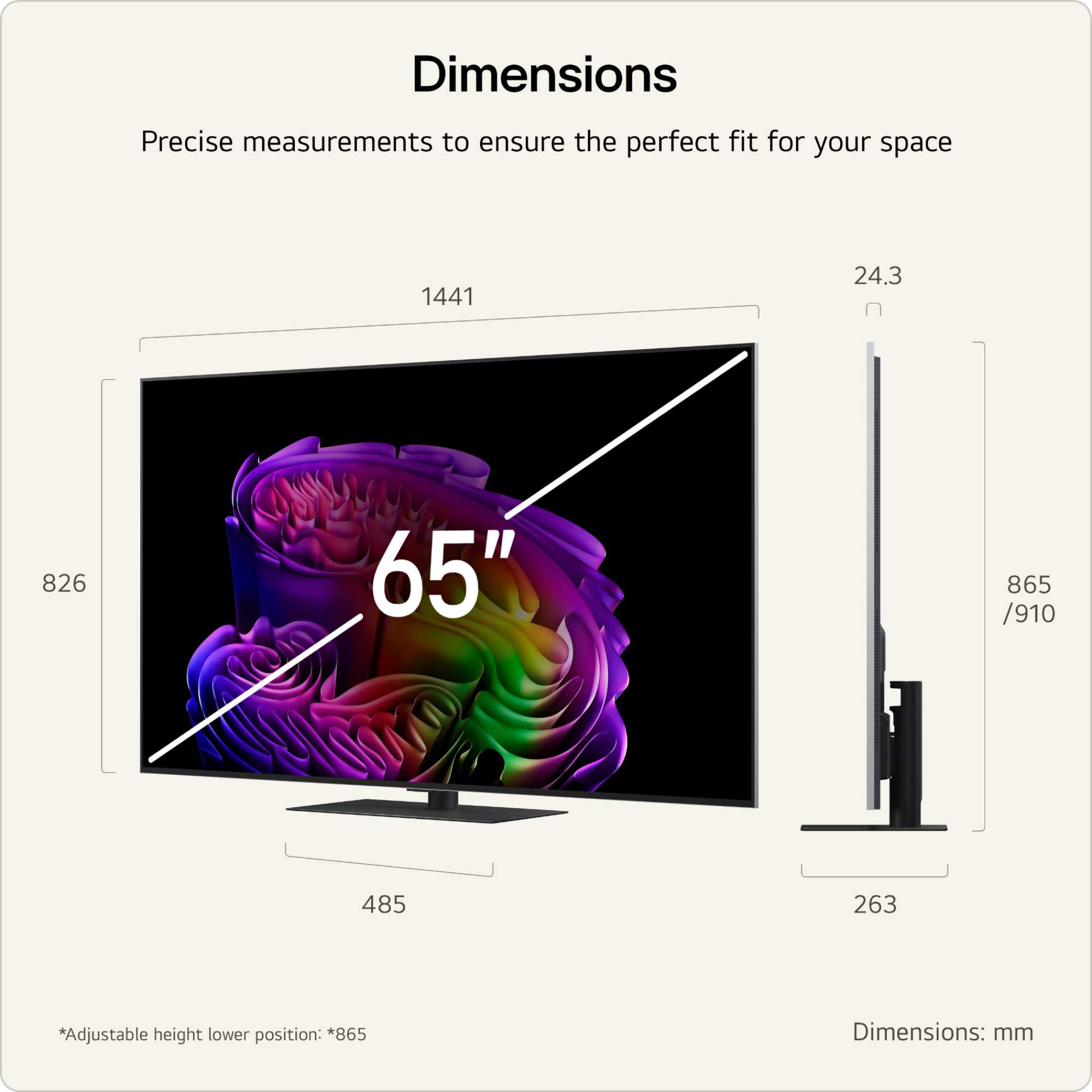 Evo AI G66 65" 4K Ultra Hd OLED 120Hz Smart TV - OLED65G66LS