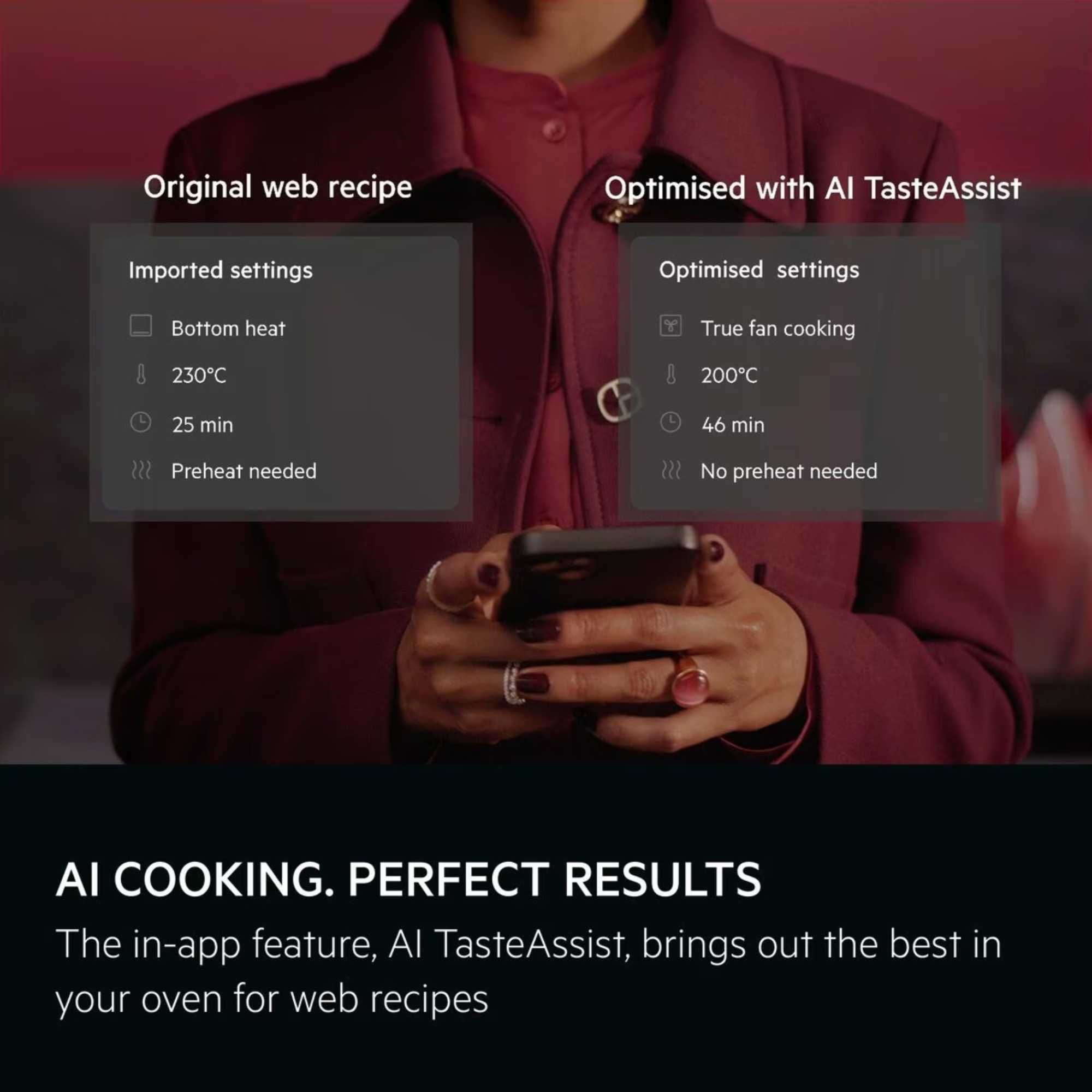 TE7PB731AB 7000 MealAssist Pyrolytic Self Clean 71l Built-in Oven - Black