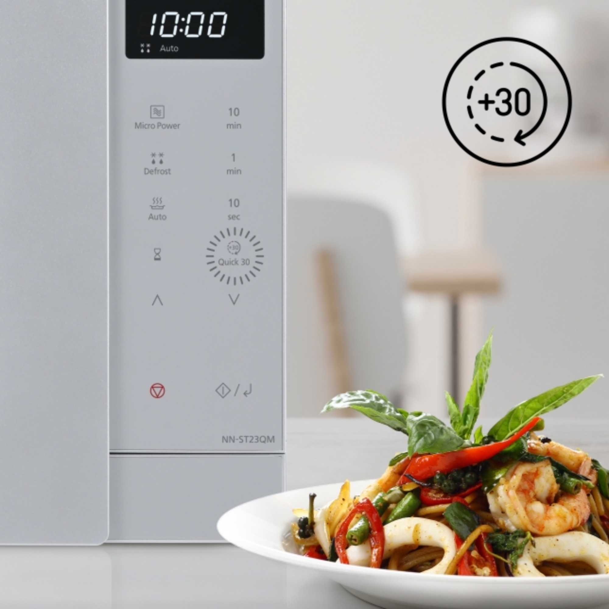 NN-ST23QMBPQ SOLO 800W 20l Compact Microwave - Silver