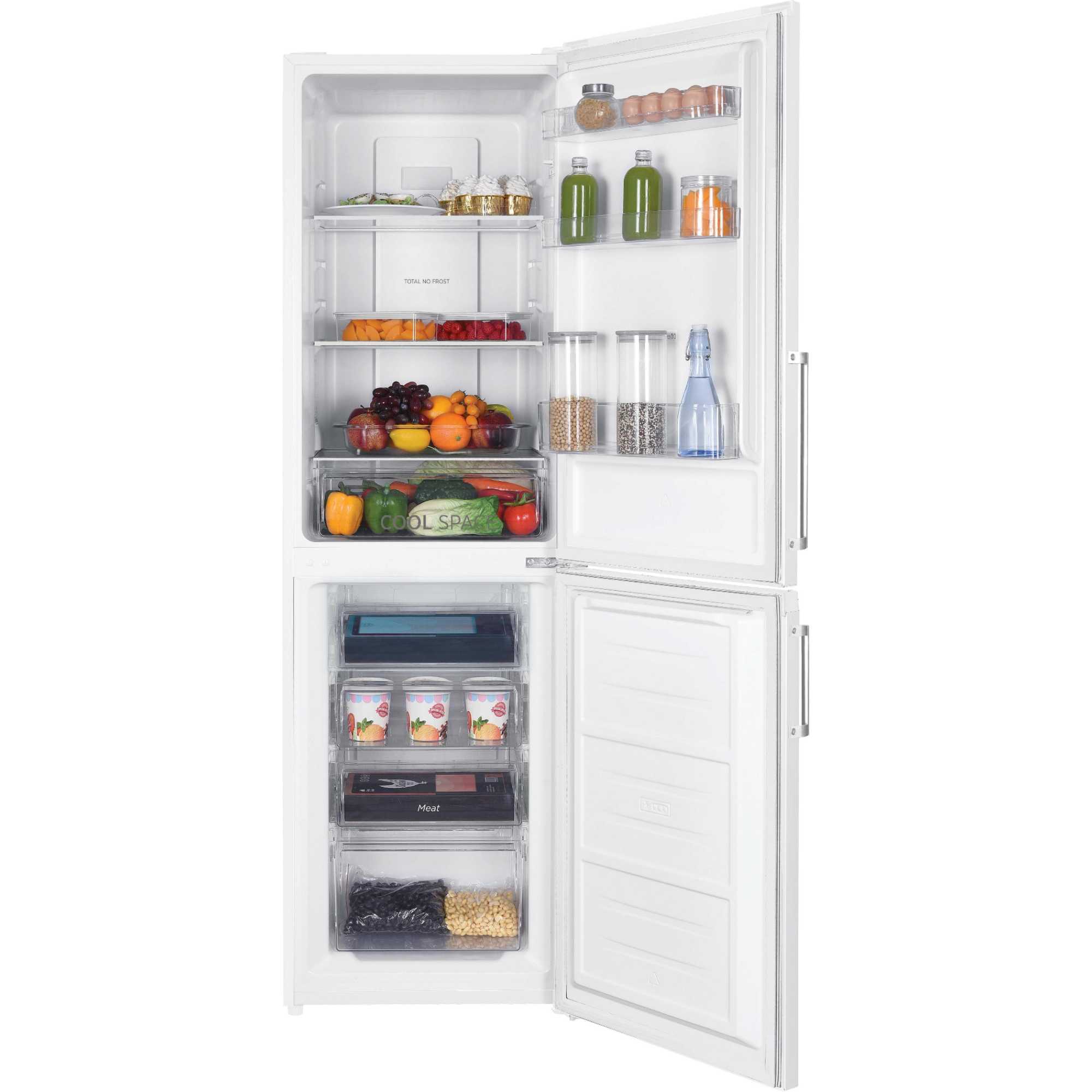 Fridge Freezer 50/50 Total No Frost - White - HOCH1T518EWHK