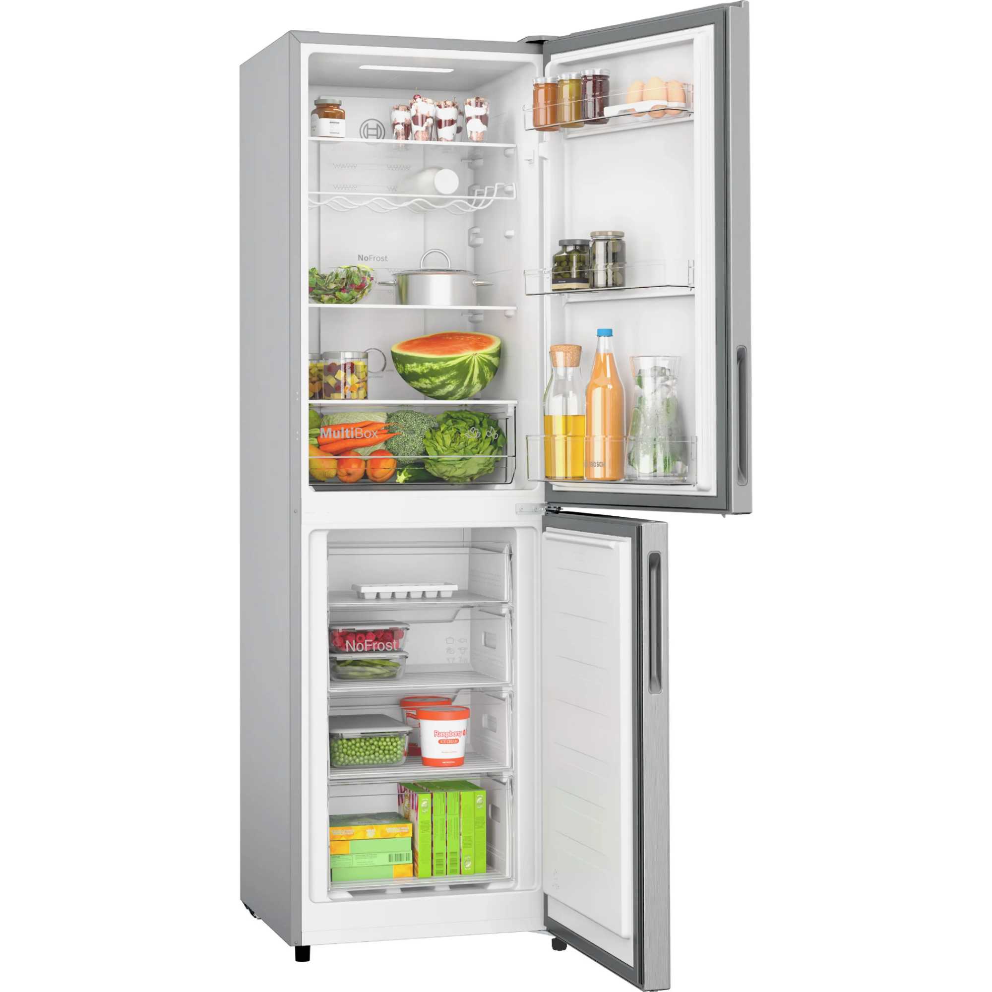 Series 2 Fridge Freezer 50/50 Total No Frost - Stainless Steel - KGN27NLEAG