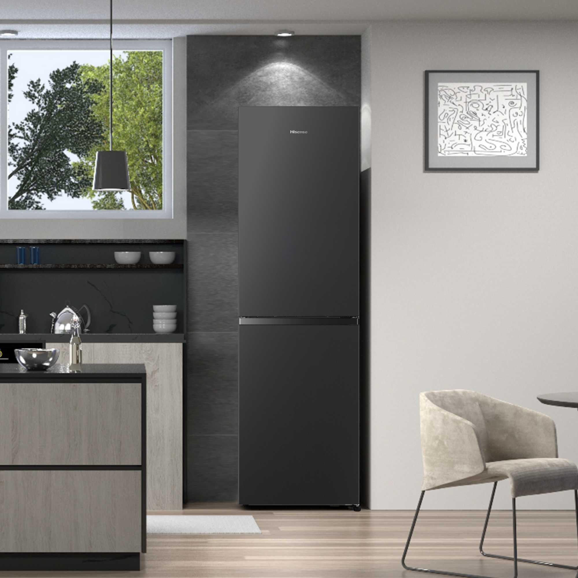 Fridge Freezer 50/50 Total No Frost - Black - RB327N4BBE