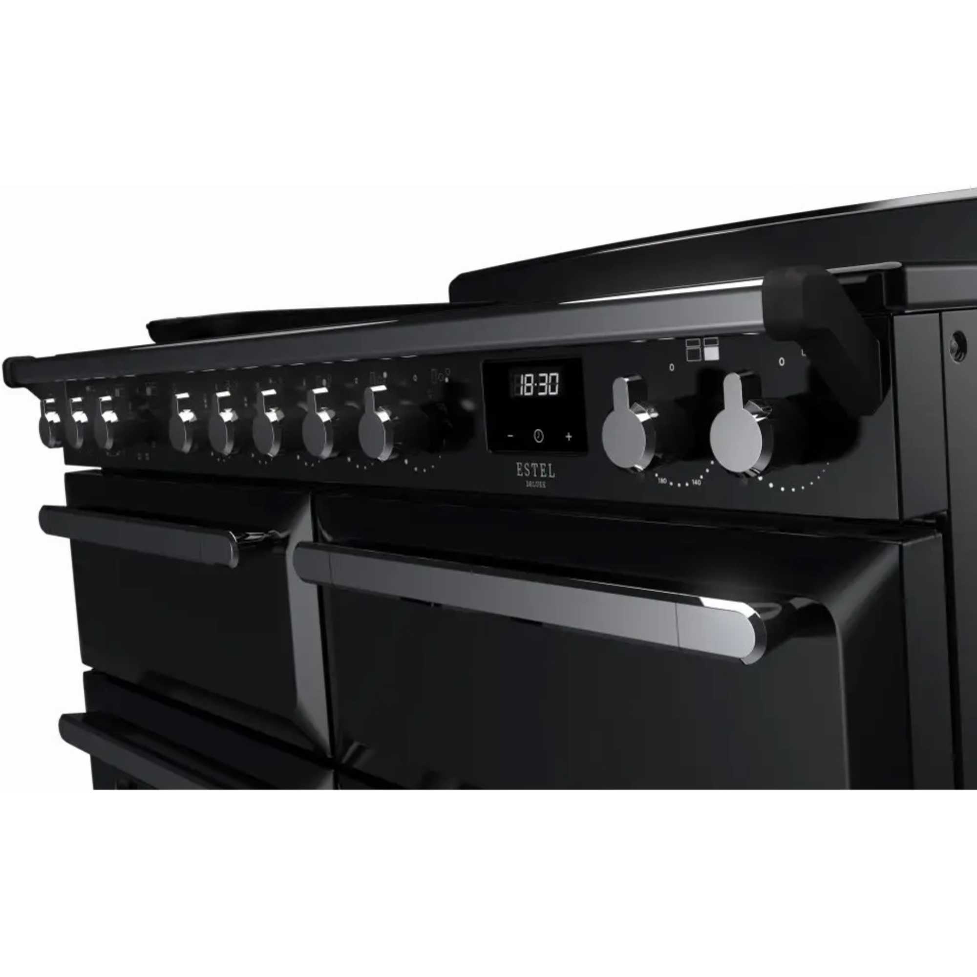 Estel Deluxe ESDLO110EIP 110 Induction Range Cooker 216L Capacity - Black