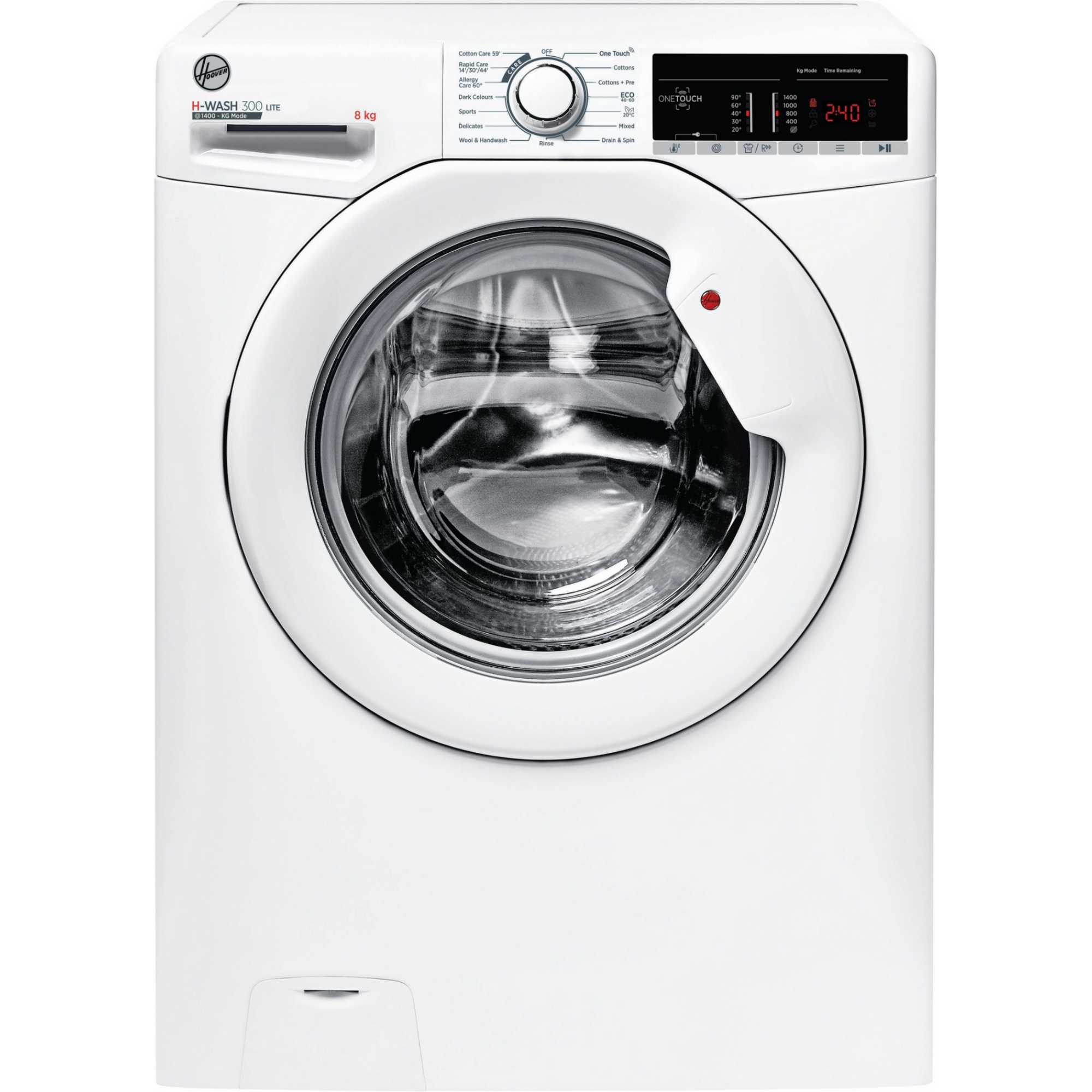 H3W48TA4-1-80 8kg 1400rpm Spin Washing Machine - White