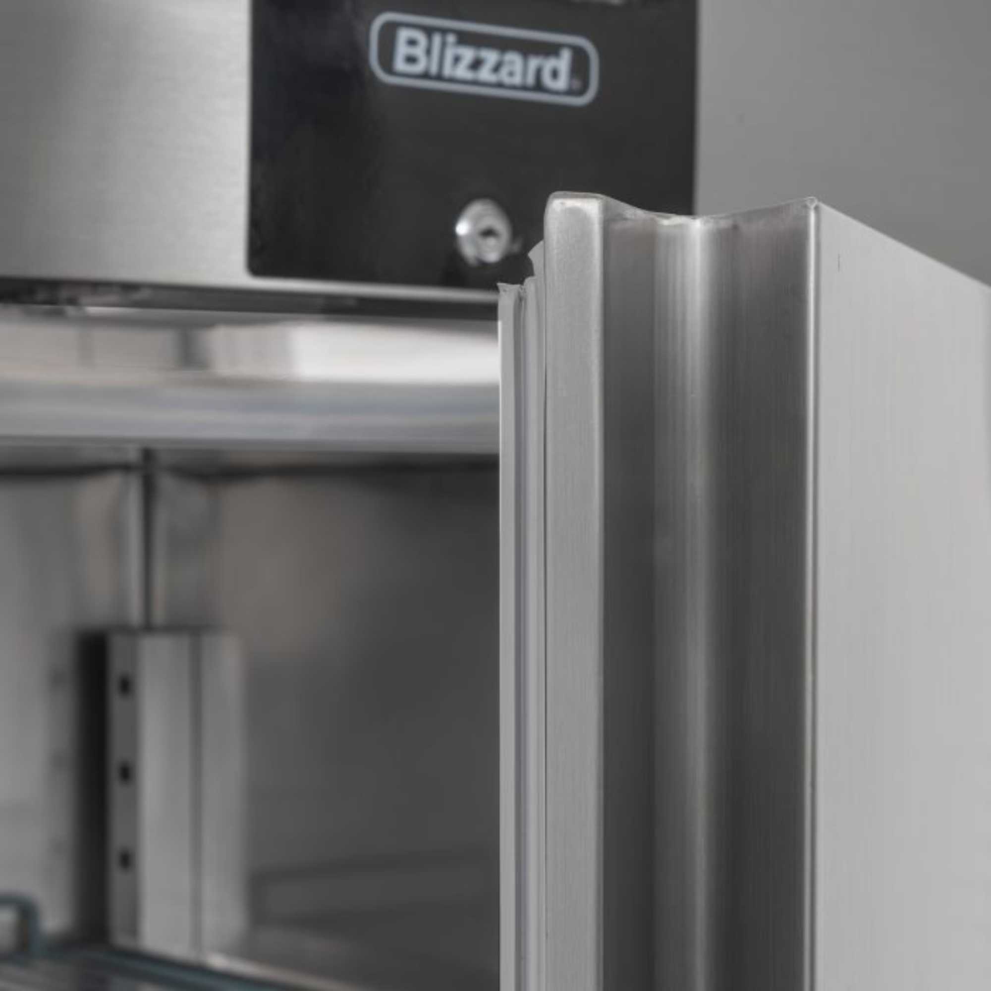 BR2SS Upright Double Hinged Door 1300L Gastronorm Refrigerator