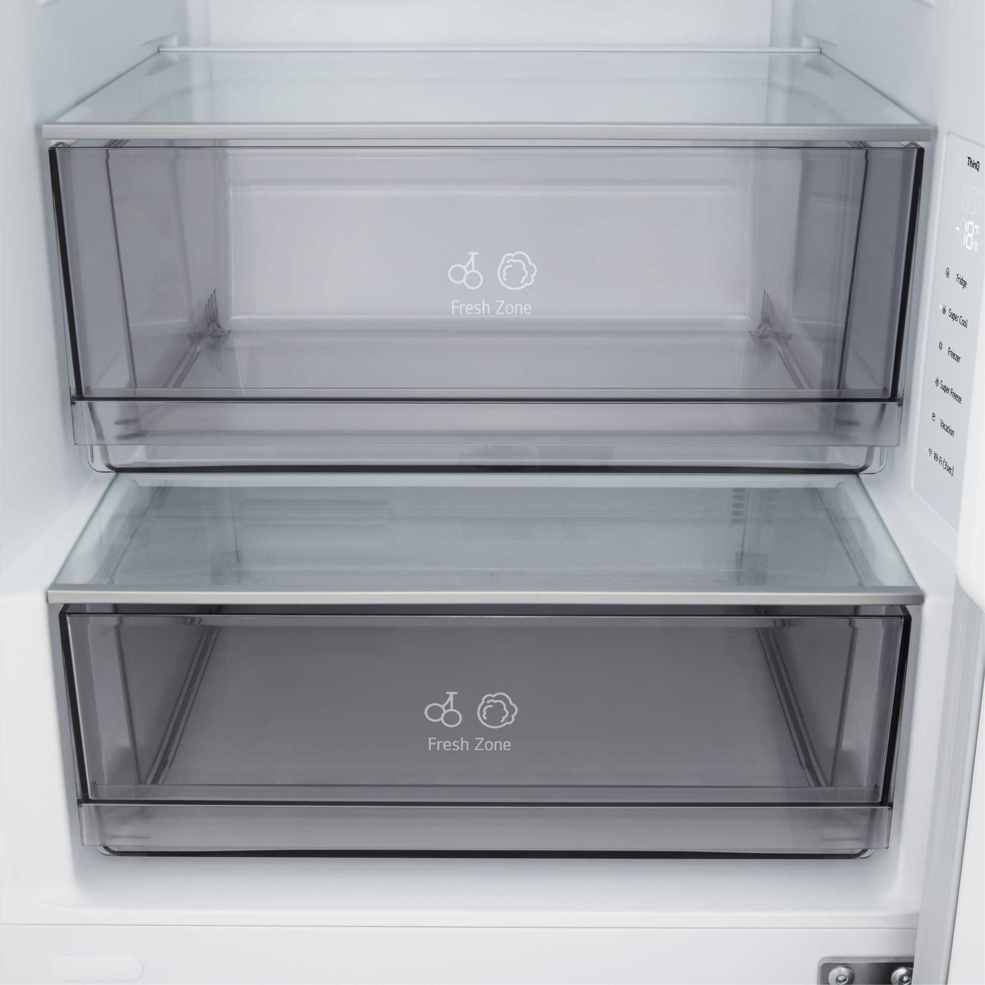 GBBSJ10EPY Total No Frost Fridge Freezer with DoorCooling - Silver