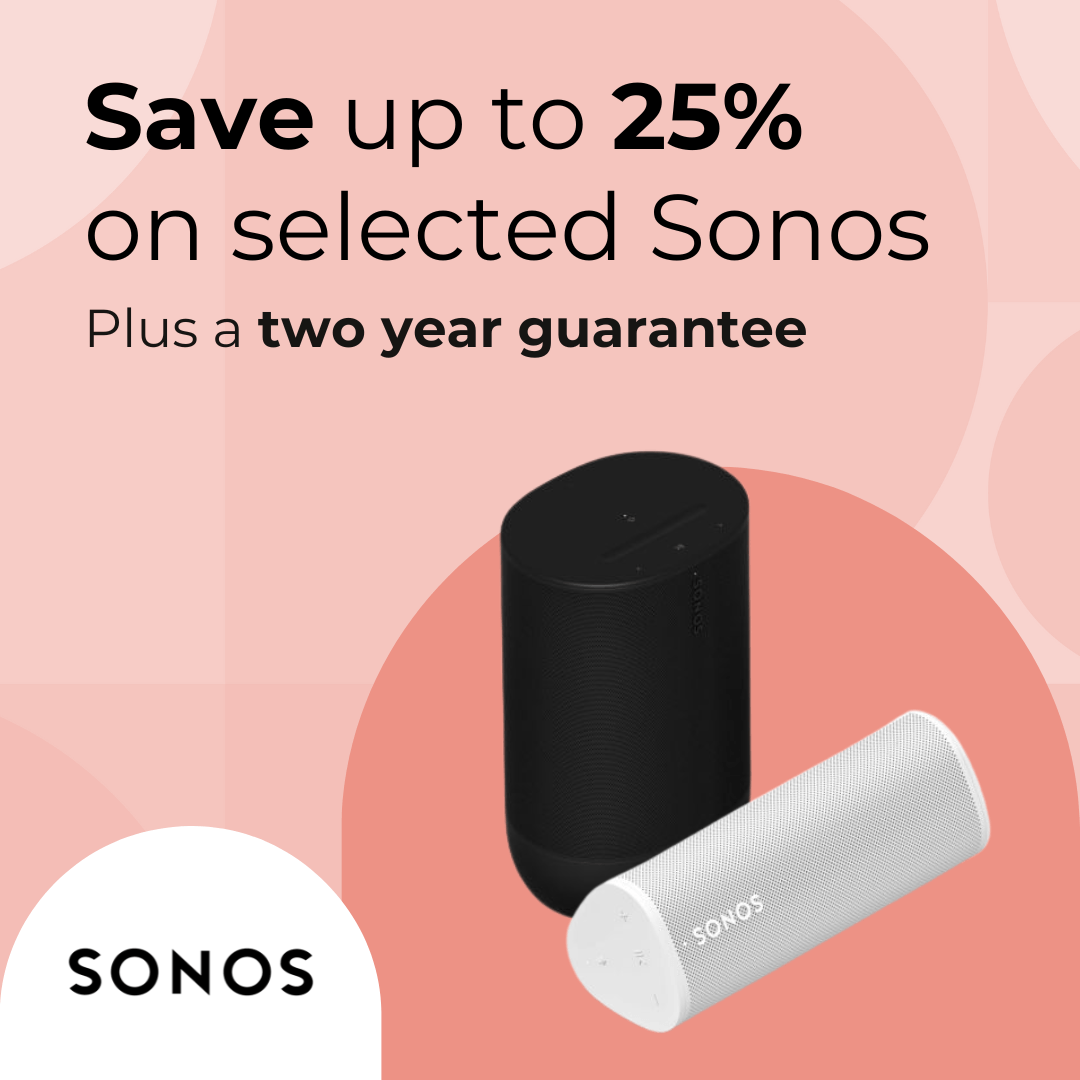 Save up to 25% off Sonos