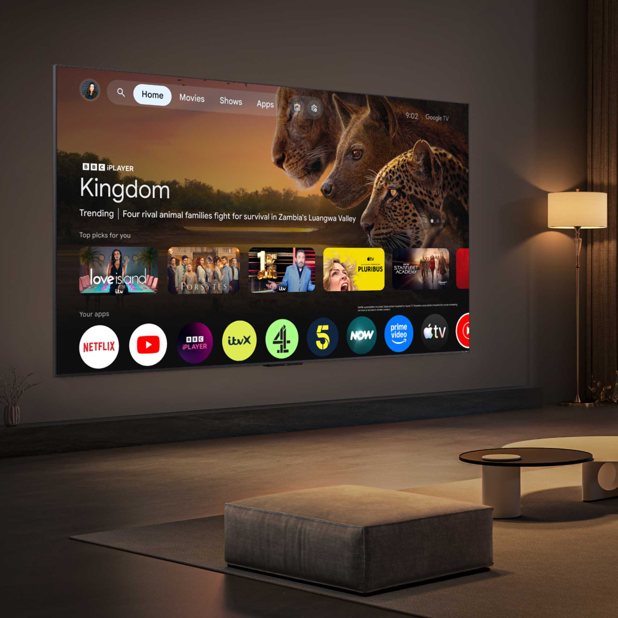 RM9L 98" 4K Smart RGB-Mini LED Google AI TV - 98RM9L-UK