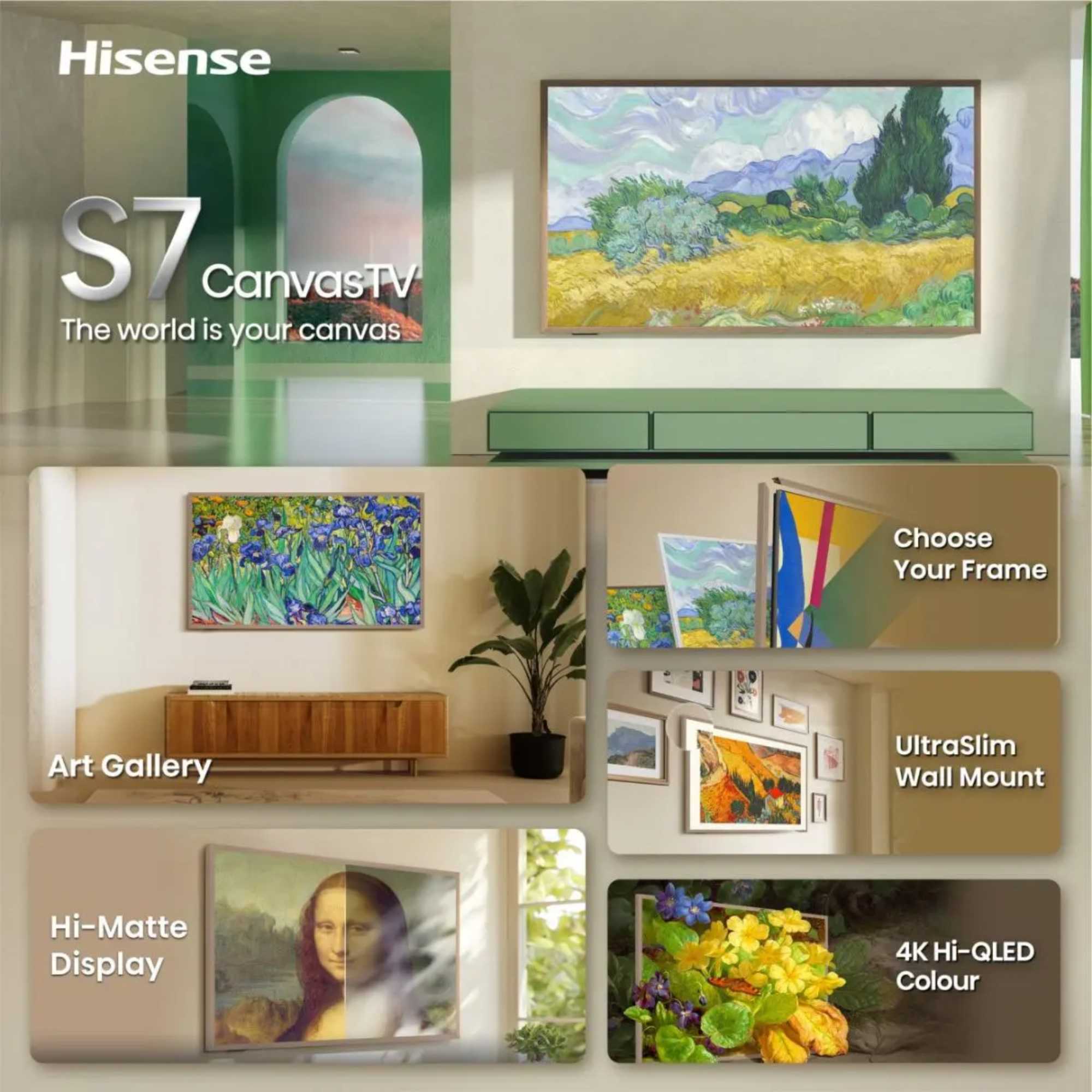 S7S 65" 4K HDR Smart VIDAA OS TV with Freely - 65S7STUK
