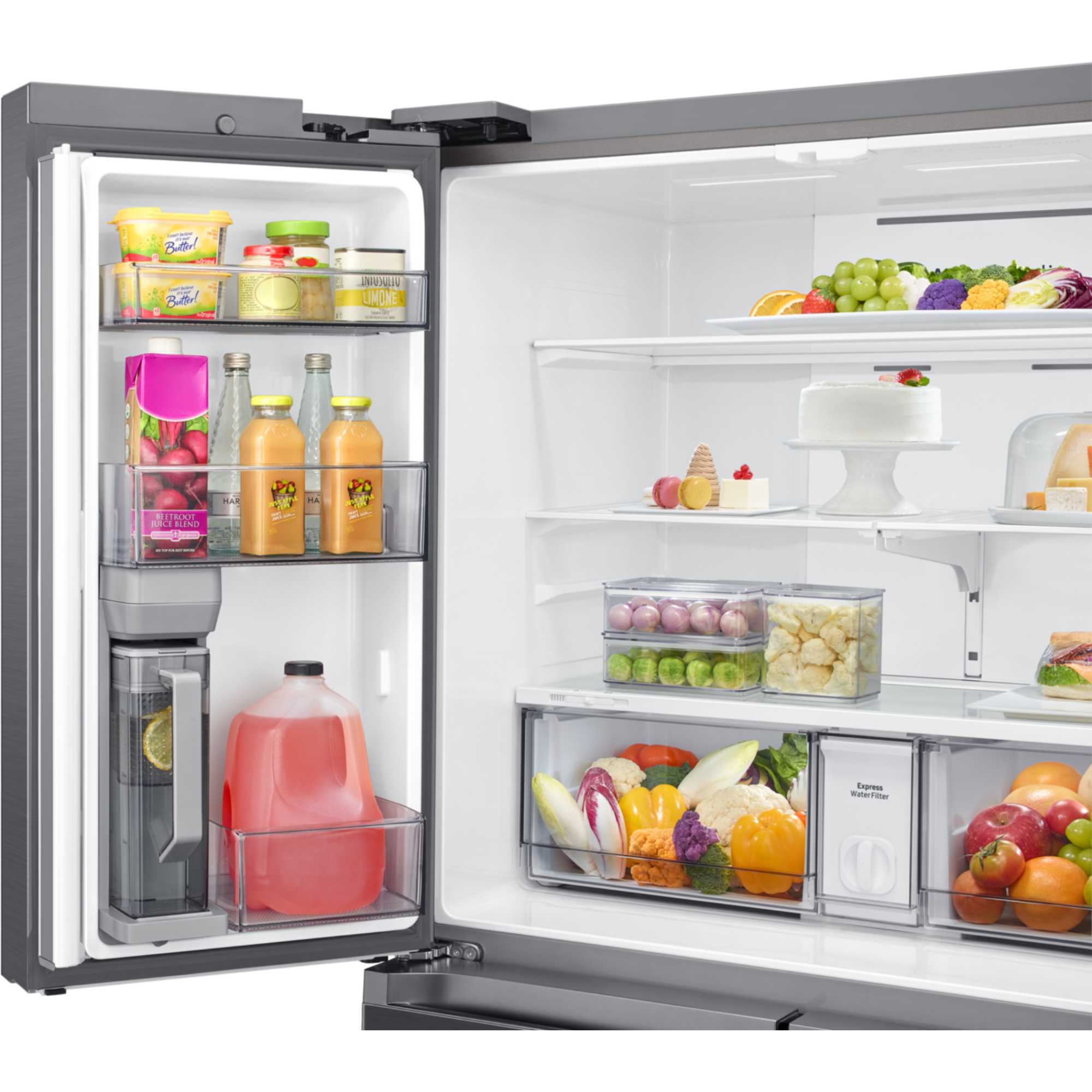 RF59C701ES9/EU Series 7 SpaceMax 649l American Style Fridge Freezer - Refined Inox