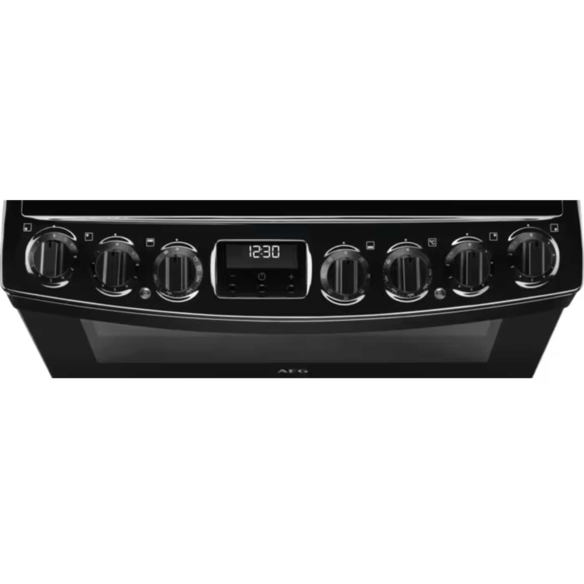 6000 SteamBake 60cm Electric Double Oven Cooker - CCB6741ACB