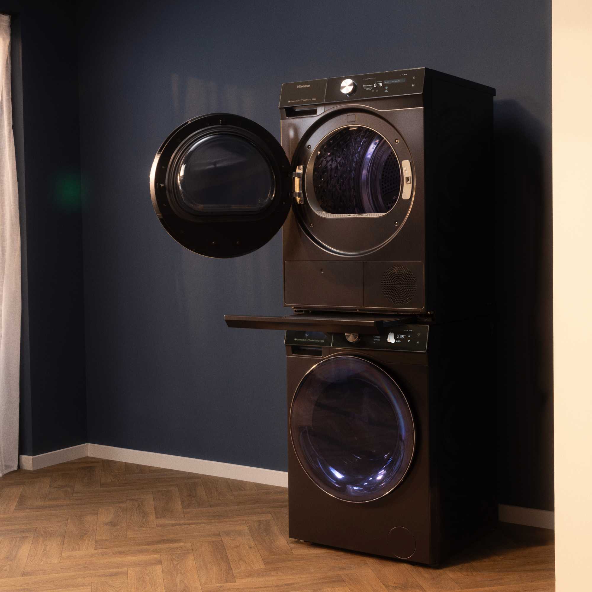 WZXX90-BEB001 Pull-Out Shelf For Laundry - Black