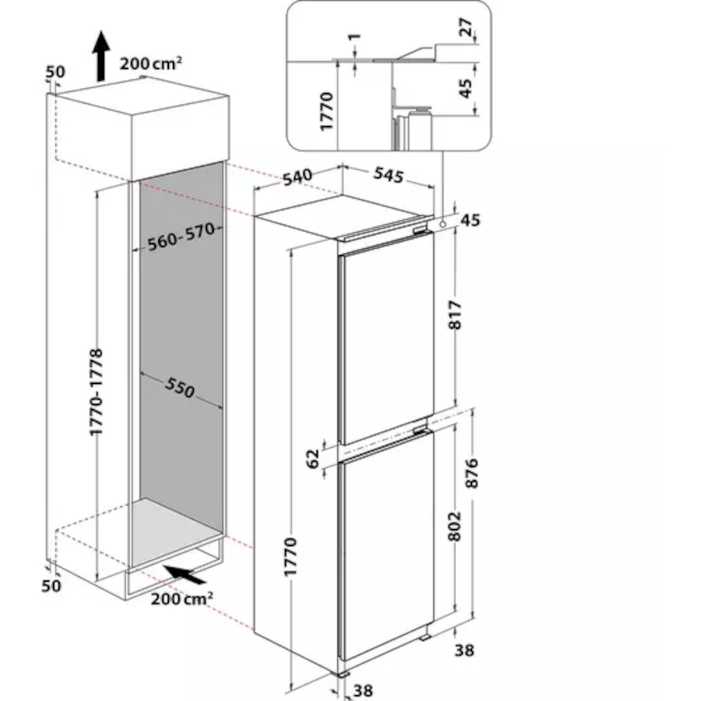 Image of Indesit IBC185050F1