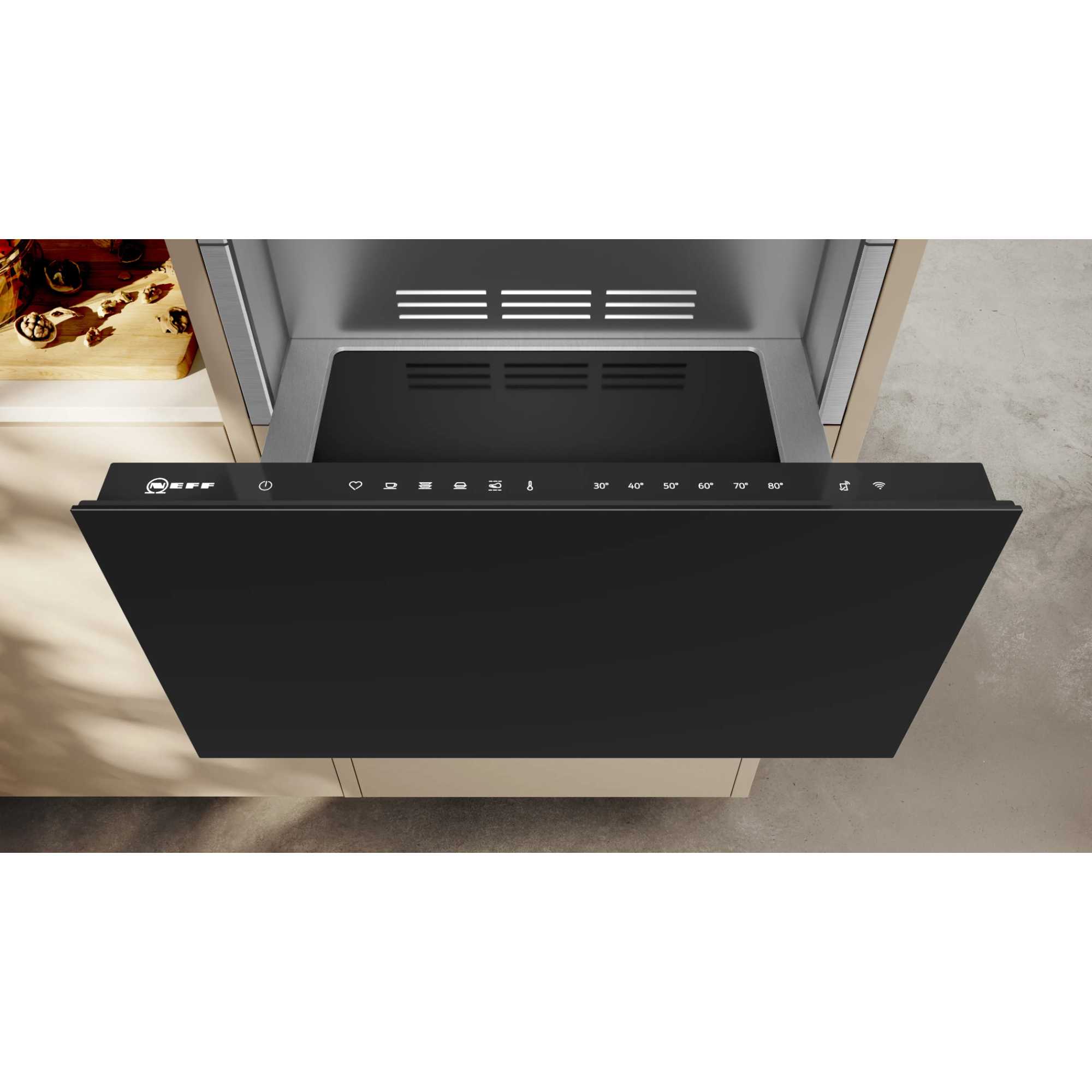 N34HA11N1B N 70 60cm Built-In Warming Drawer - Stainless Steel