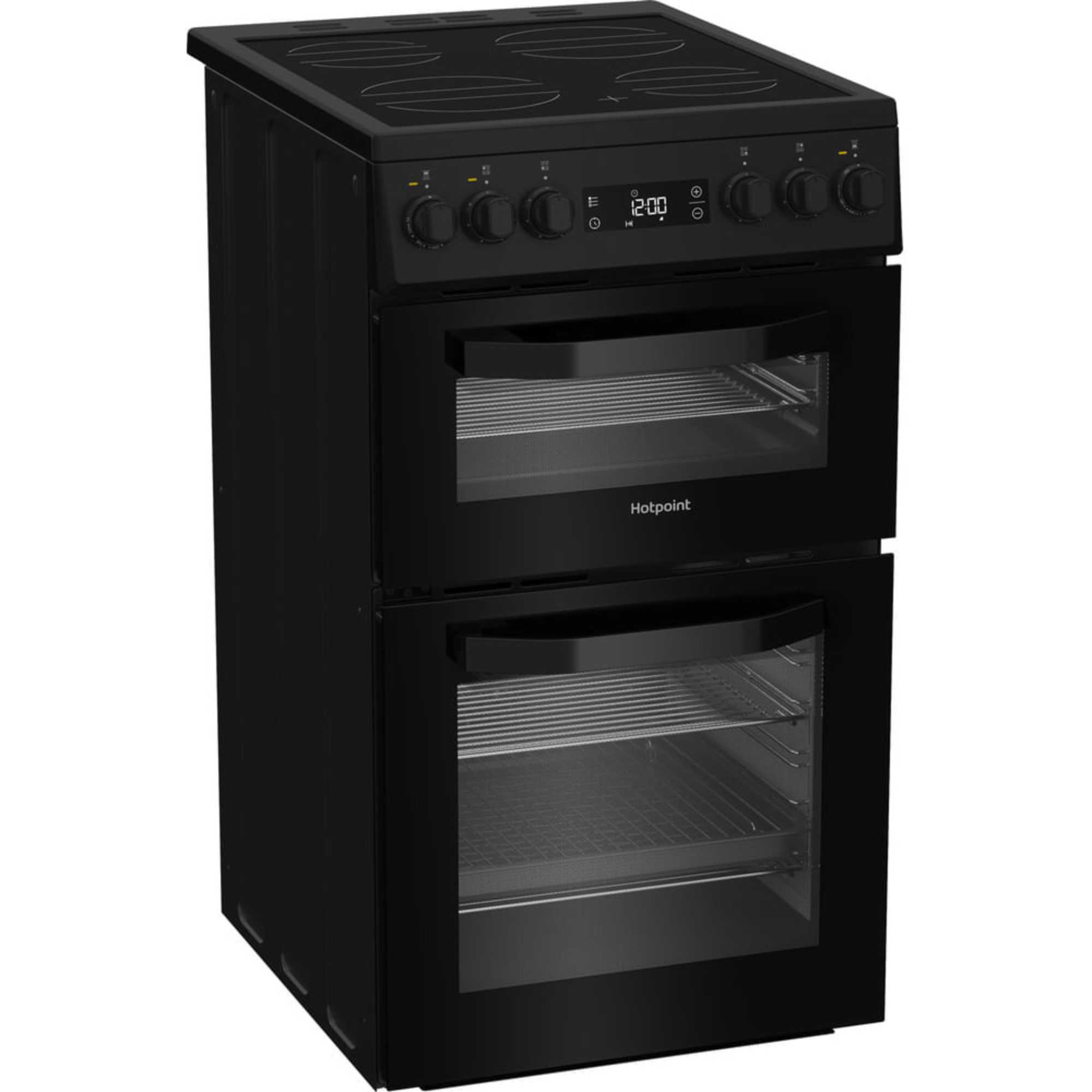 50cm Electric Double Oven Cooker - HDE5VDCB