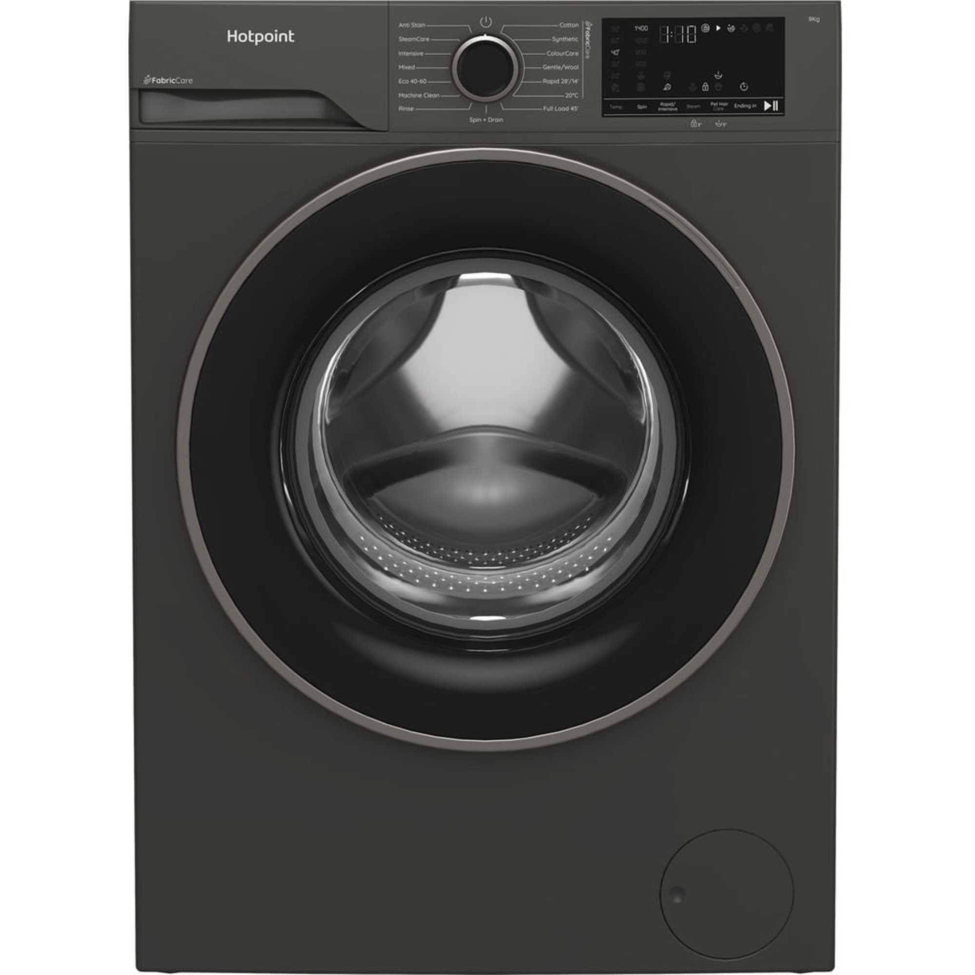HB 93G CARE UK 9kg 1400rpm Washing Machine - Grey