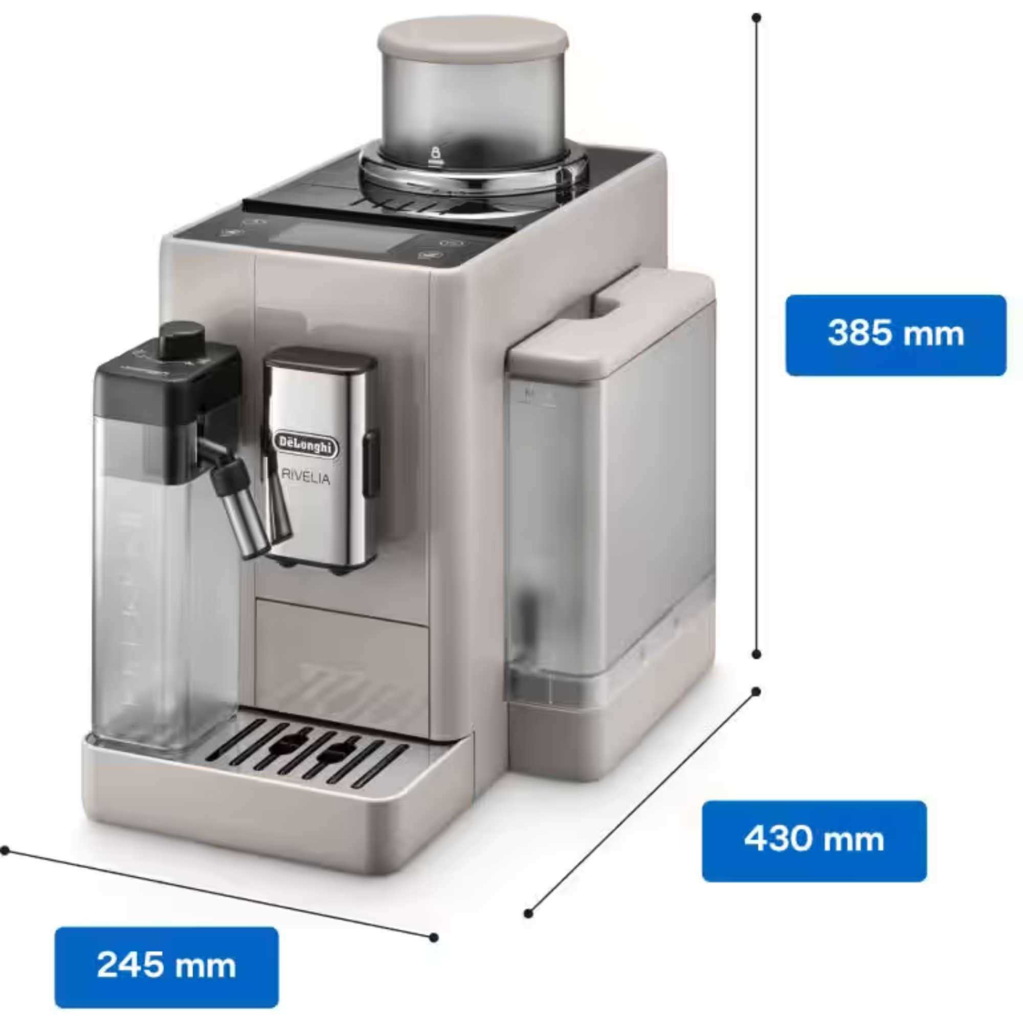 Rivelia EXAM440.55.BG Bean to Cup Coffee Machine - Beige