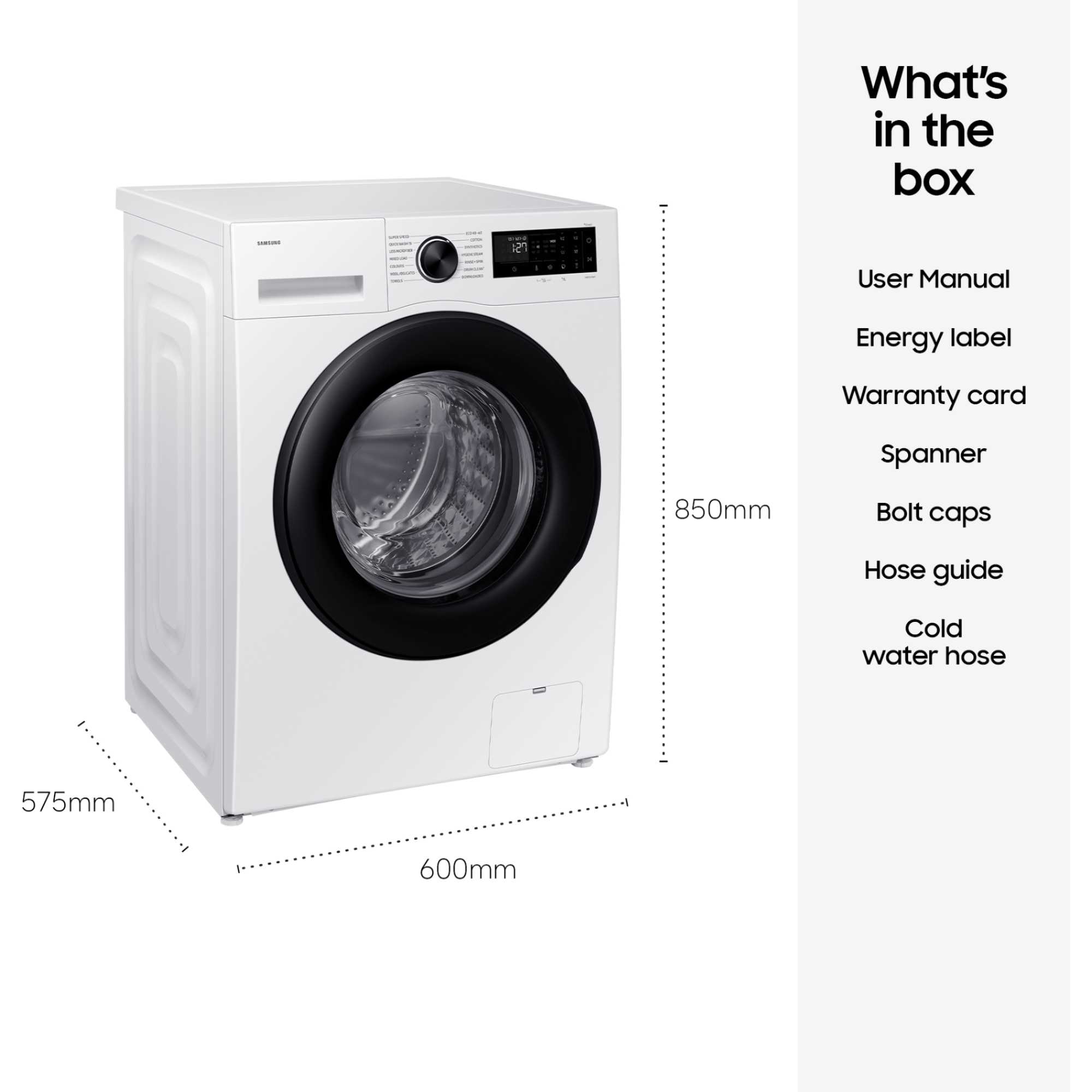 Series 5 10kg 1400rpm Washing Machine - WW10FG5U34AEEU