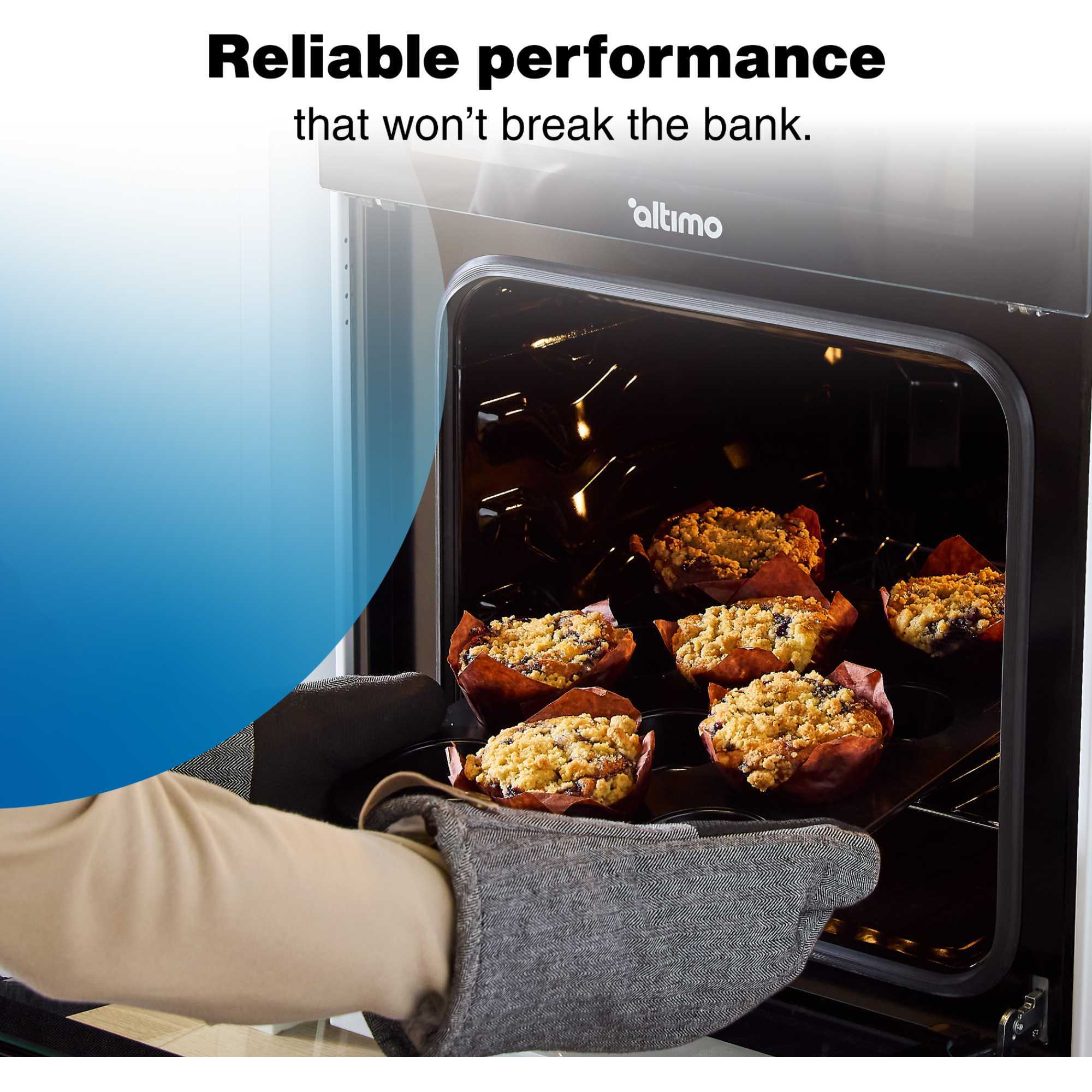 CETS502W 500mm Twin Cavity Freestanding Cooker