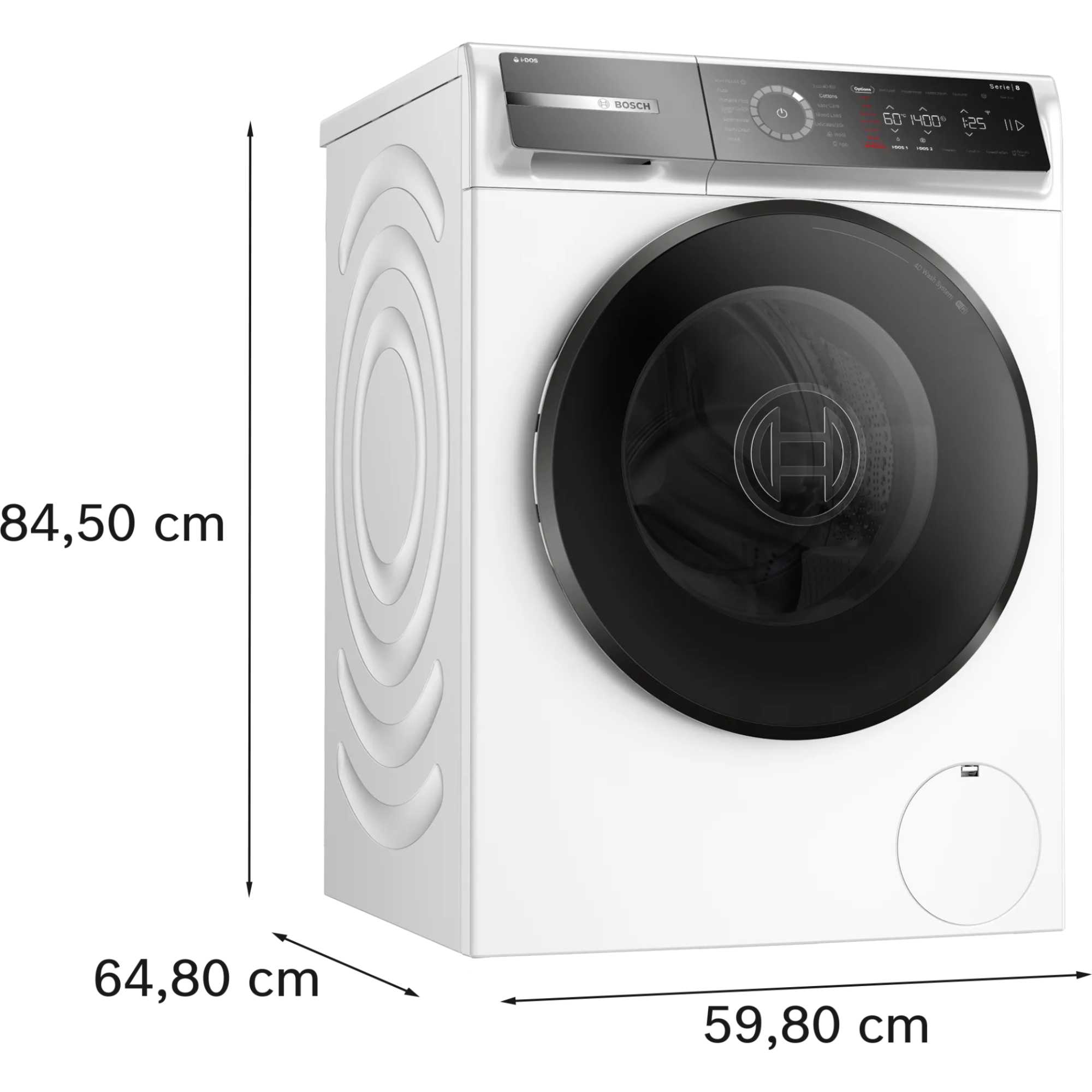 WGB256A2GB Series 8 10kg 1400rpm Smart Washing Machine with i-Dos