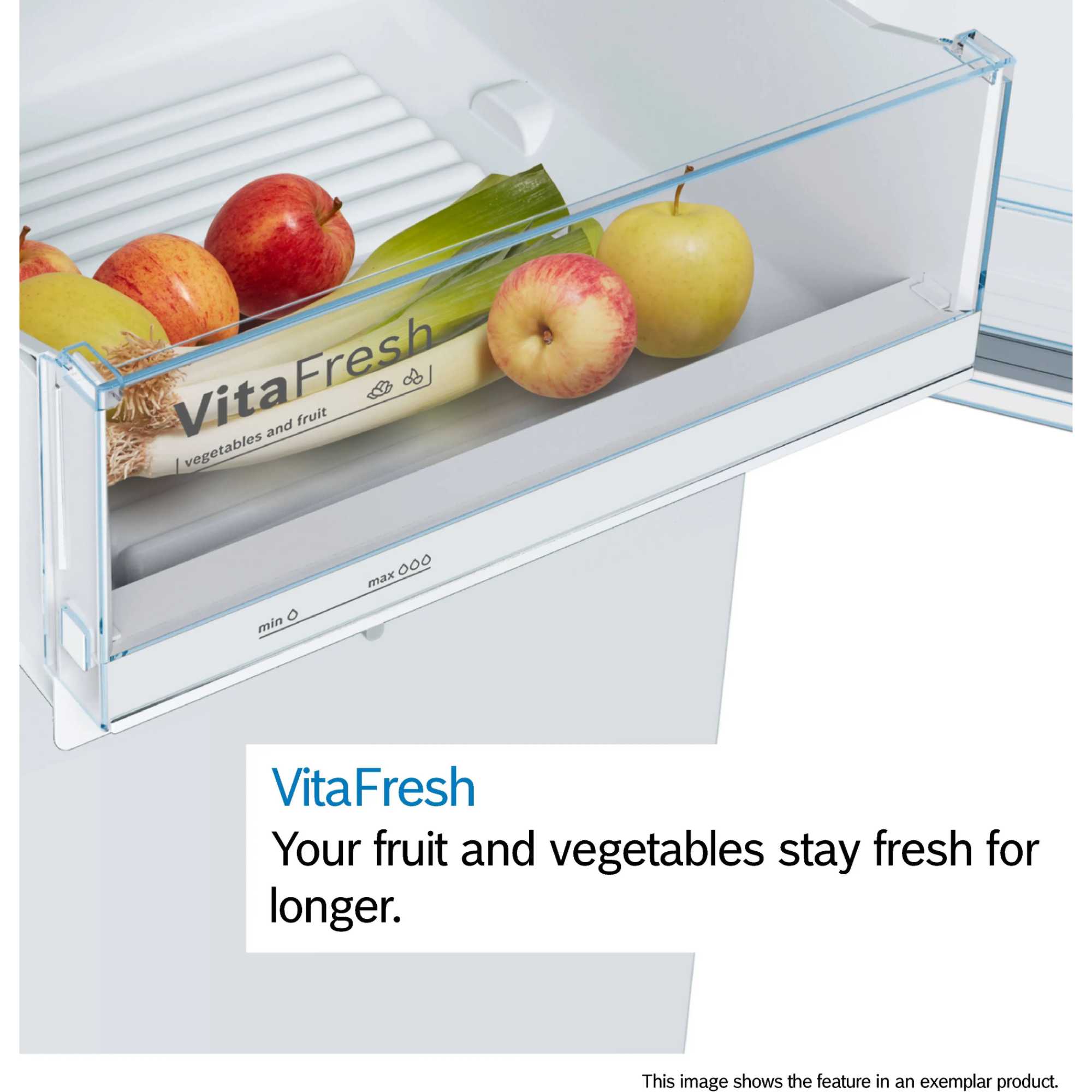 KSV36VWEPG Series 4 346l Tall Larder Fridge - White