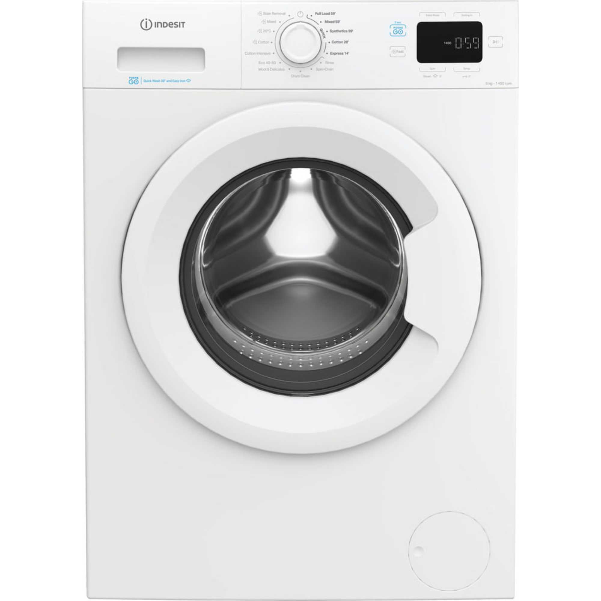 Push&Go 8kg 1400rpm Washing Machine - IP 846 PUSH&GO UK