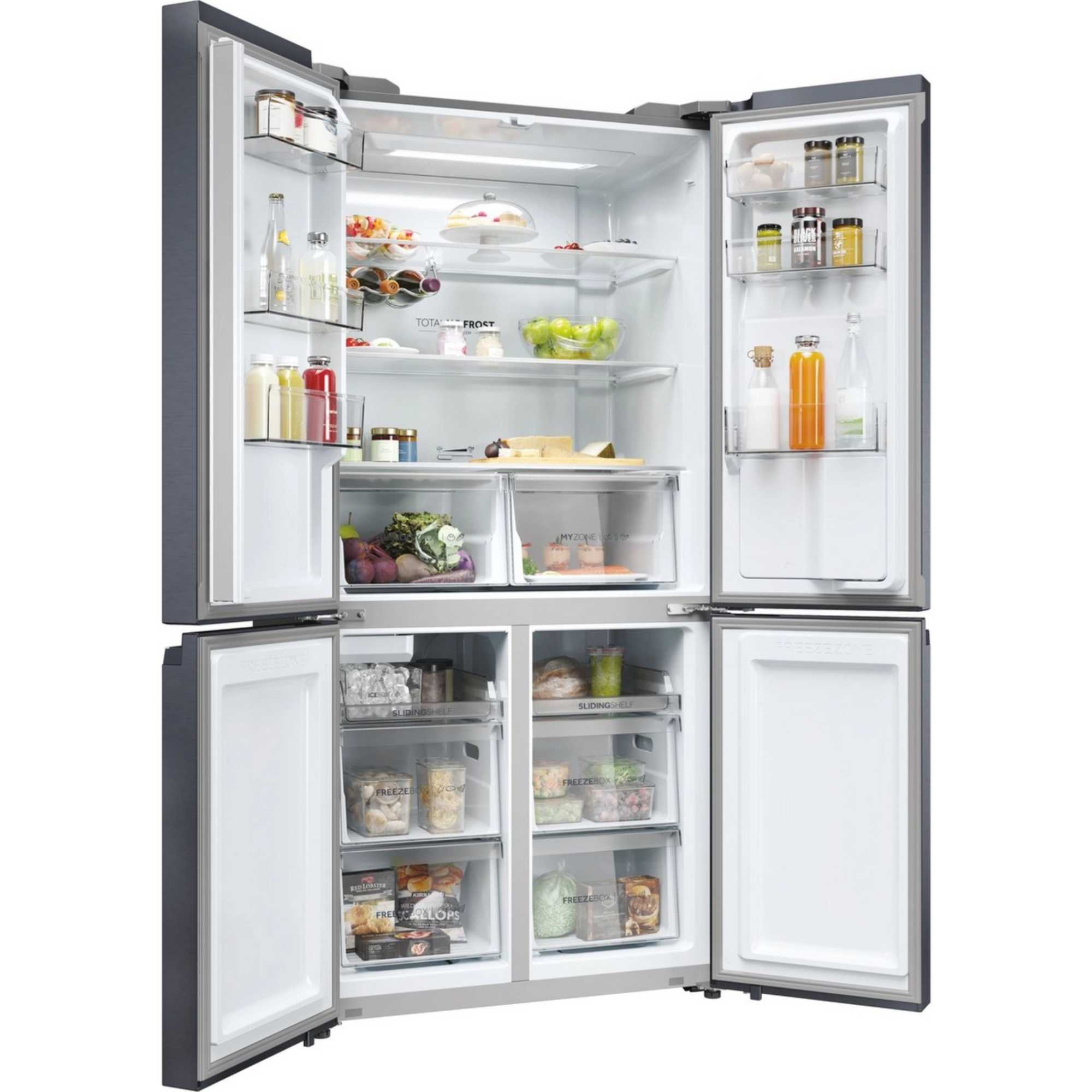 American Style Fridge Freezer 528L No Frost - Black - HCR5919EHMB