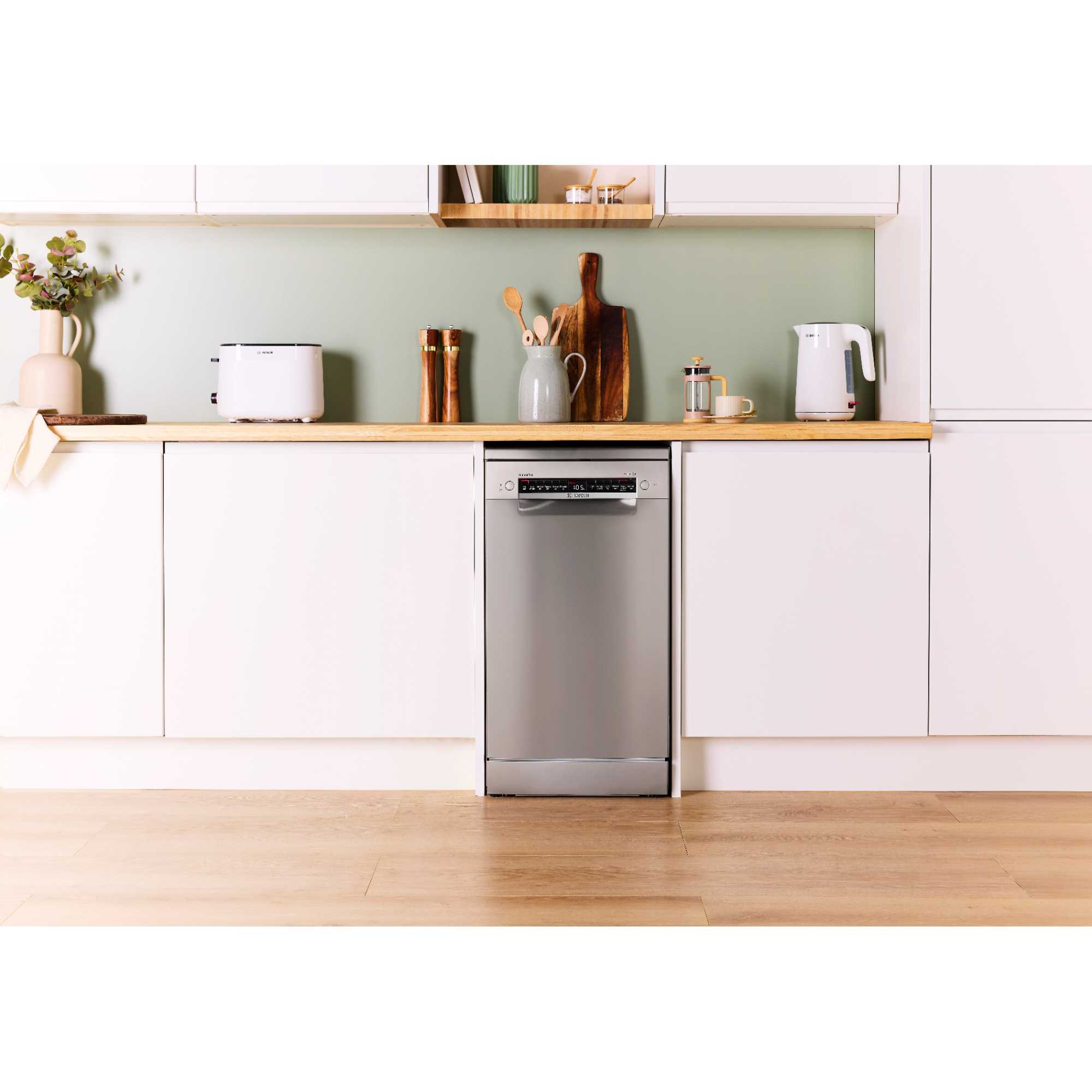 SPS4HMI49G Series 4 Dishwasher 10 Place Settings - Silver