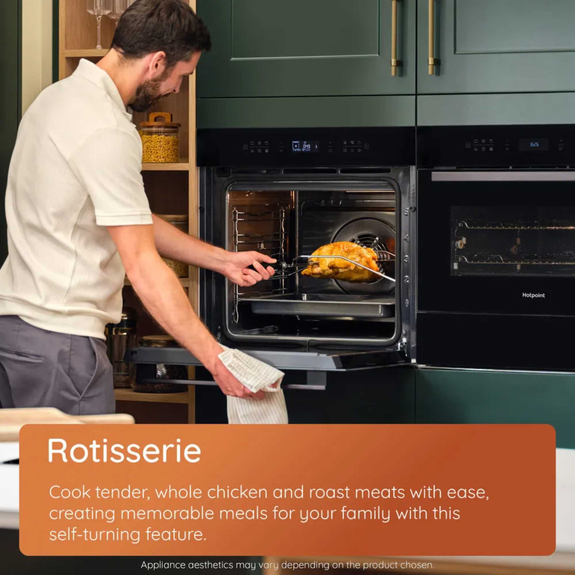 HOI68PPT2SBUK Class 6 Built-In Electric Single Oven - Black